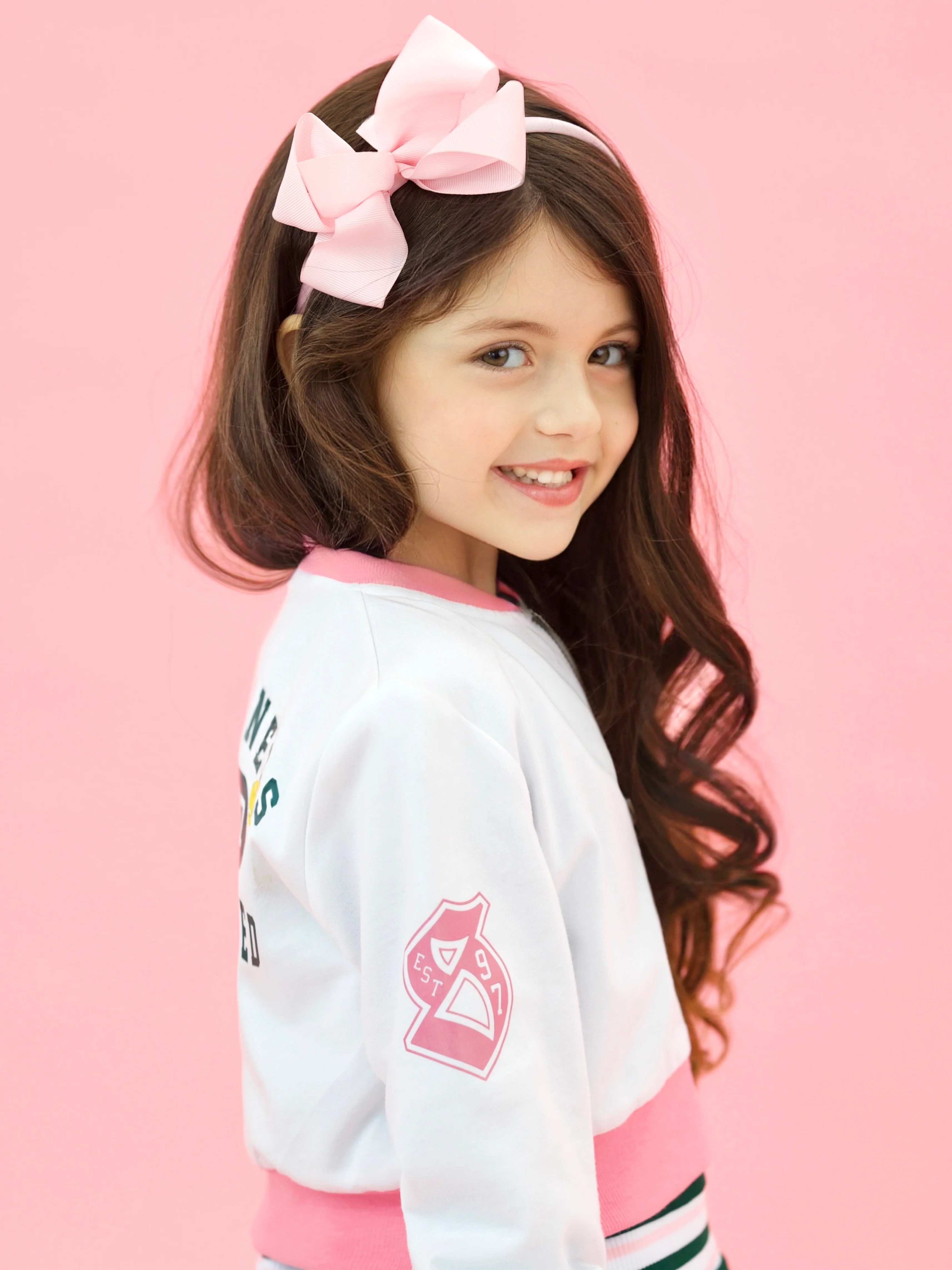 SmileyWorld Happiness Engaged Sporty Cropped Bomber Jacket - Image 4