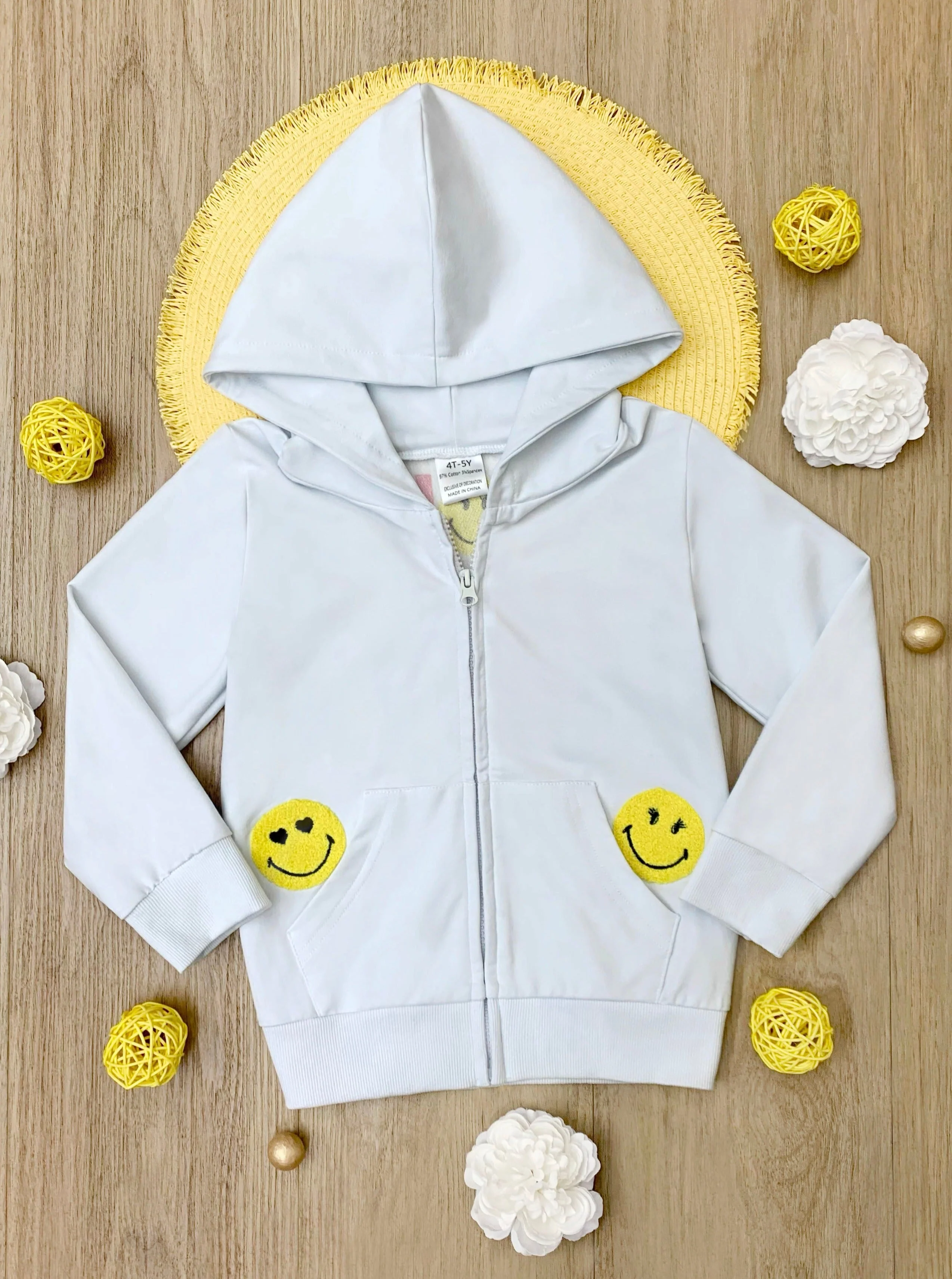 SmileyWorld  Bold, Bright, Brave Zip-Up Hoodie - Image 5