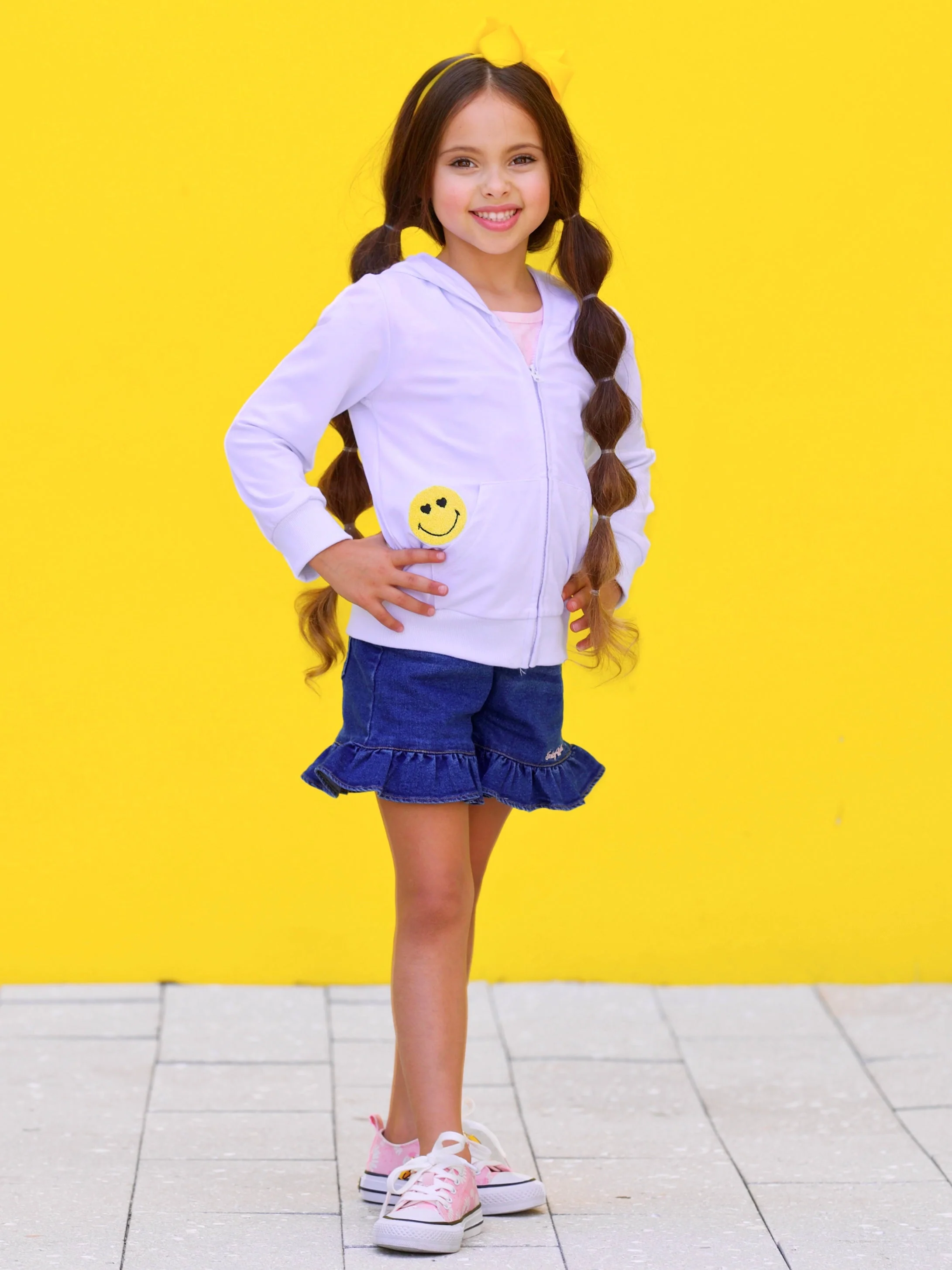 SmileyWorld  Bold, Bright, Brave Zip-Up Hoodie - Image 8