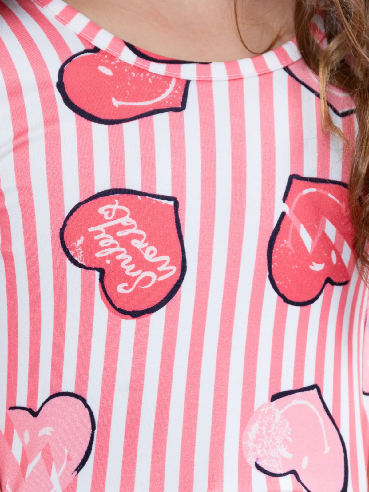 SmileyWorld Love Stamped Skater Dress - Image 2
