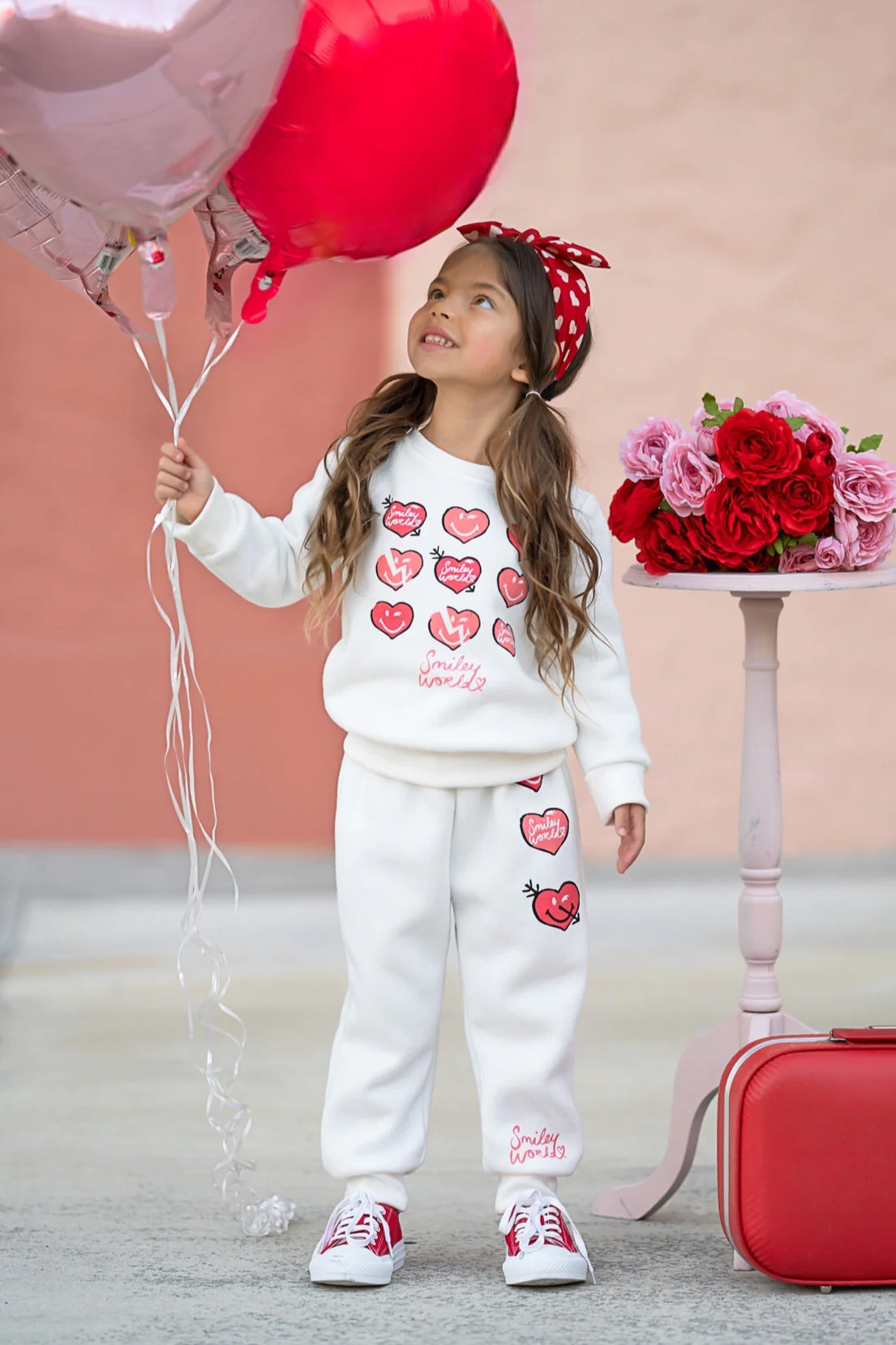 SmileyWorld Love Yourself Sweatshirt & Jogger Set - Image 3