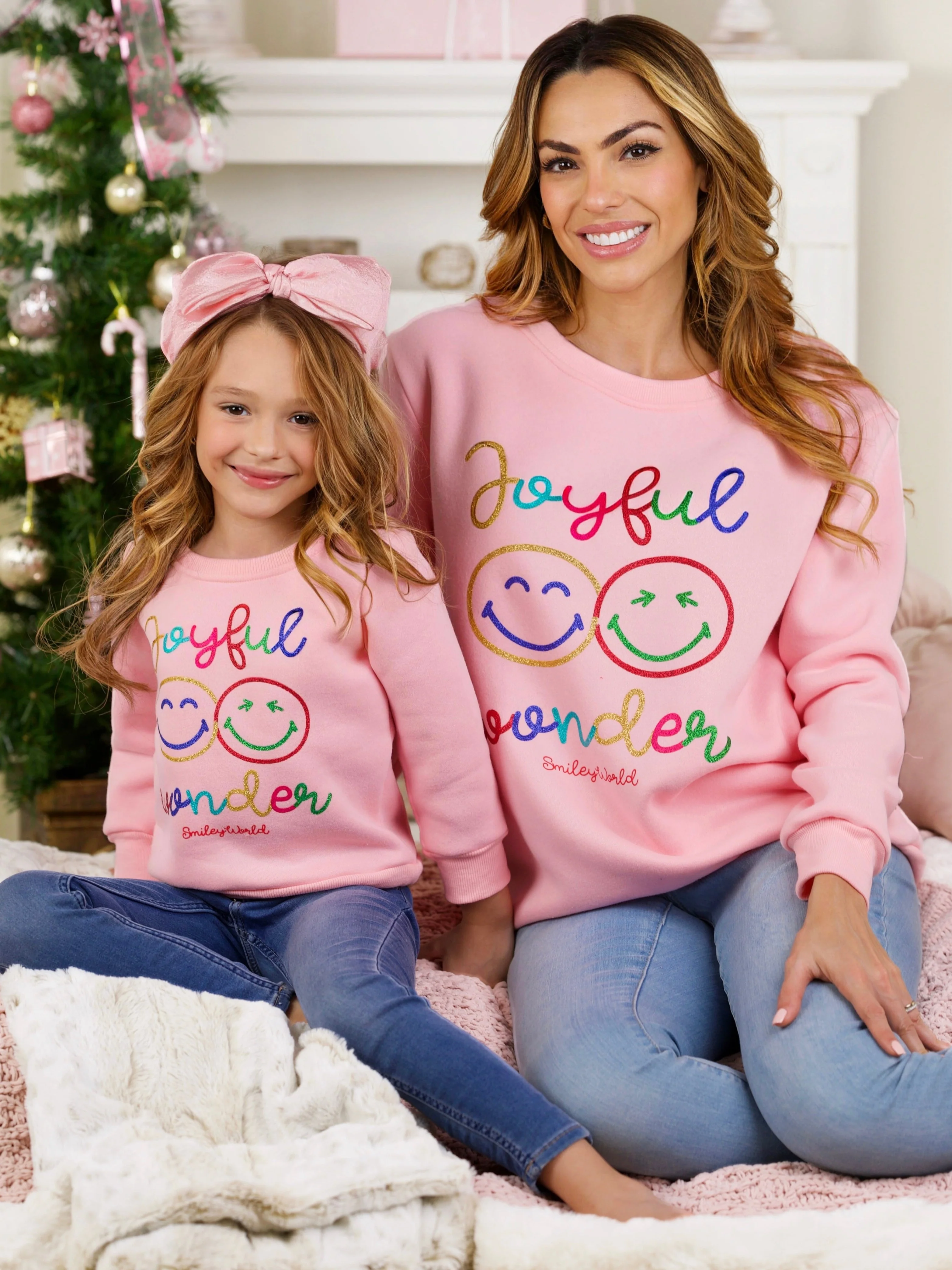 SmileyWorld Mommy and Me Joyful Wonder Crewneck Sweatshirt - Image 4