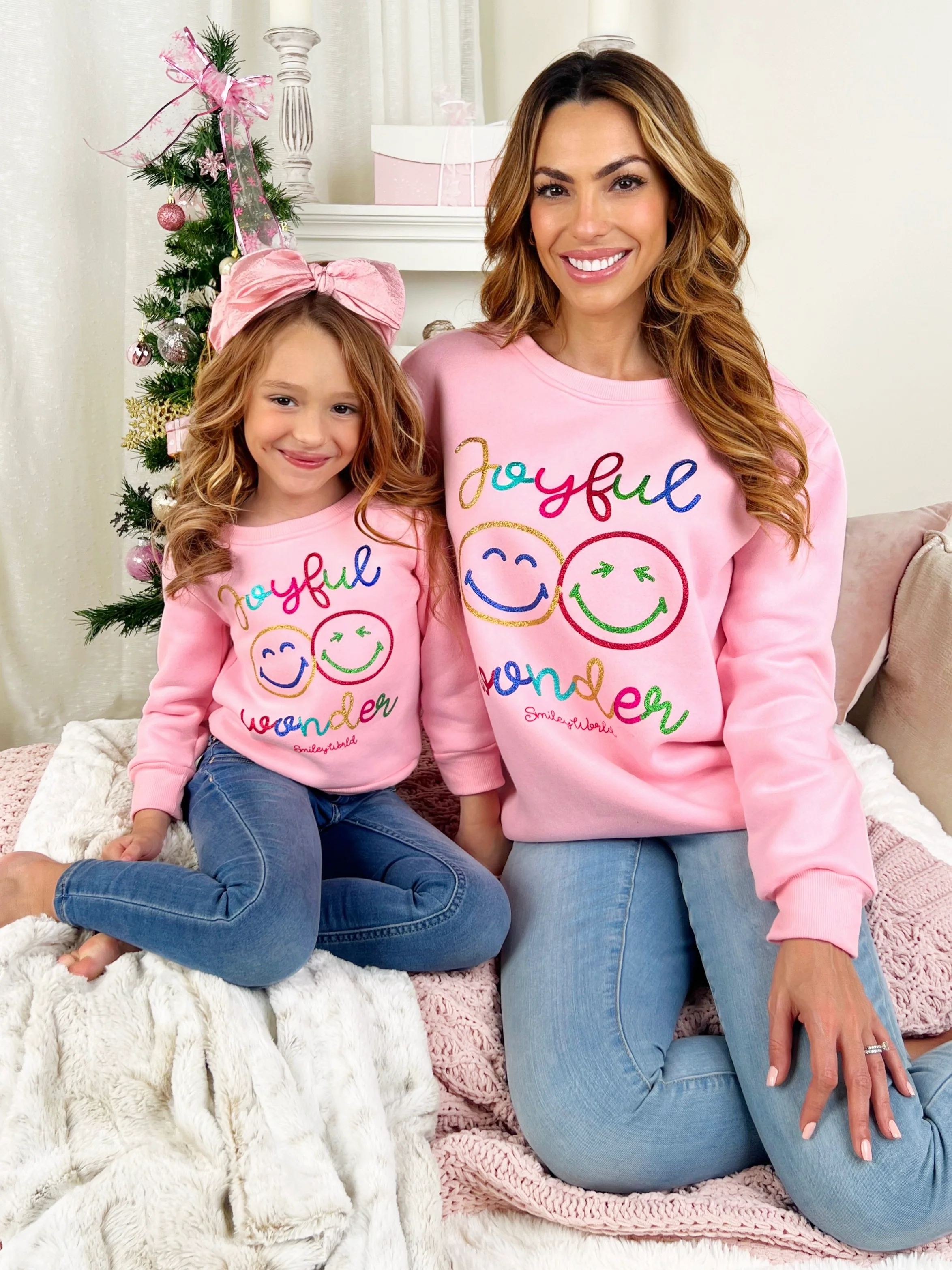SmileyWorld Mommy and Me Joyful Wonder Crewneck Sweatshirt - Image 5