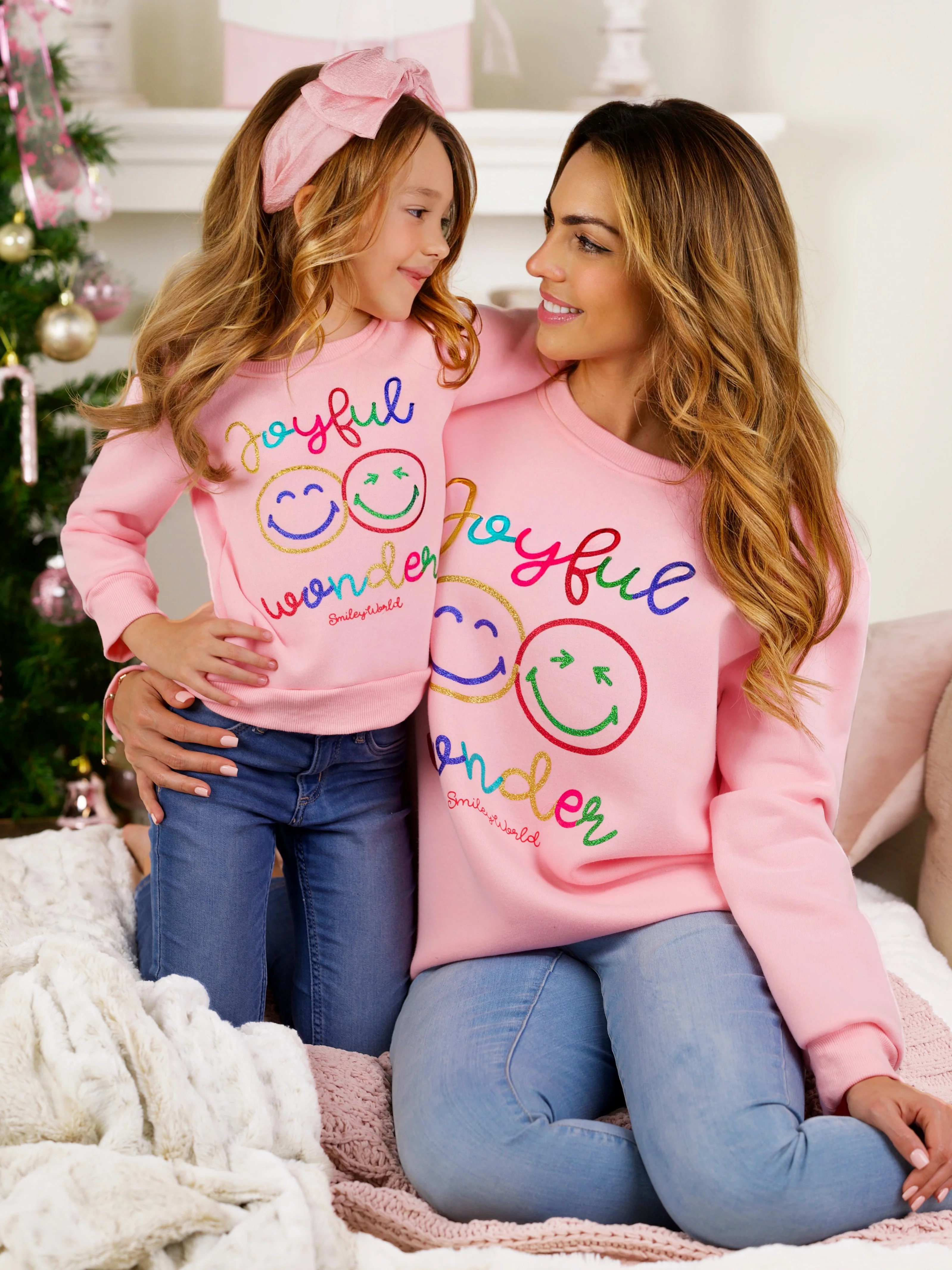 SmileyWorld Mommy and Me Joyful Wonder Crewneck Sweatshirt - Image 6