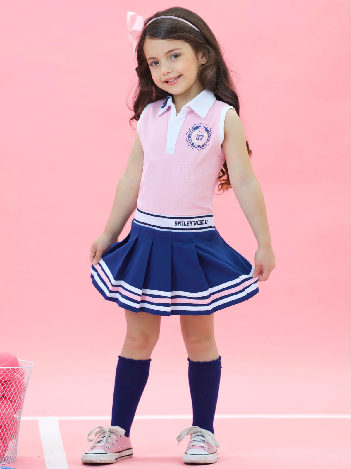 SmileyWorld Pretty in Play Pleated Tennis Dress - Image 2