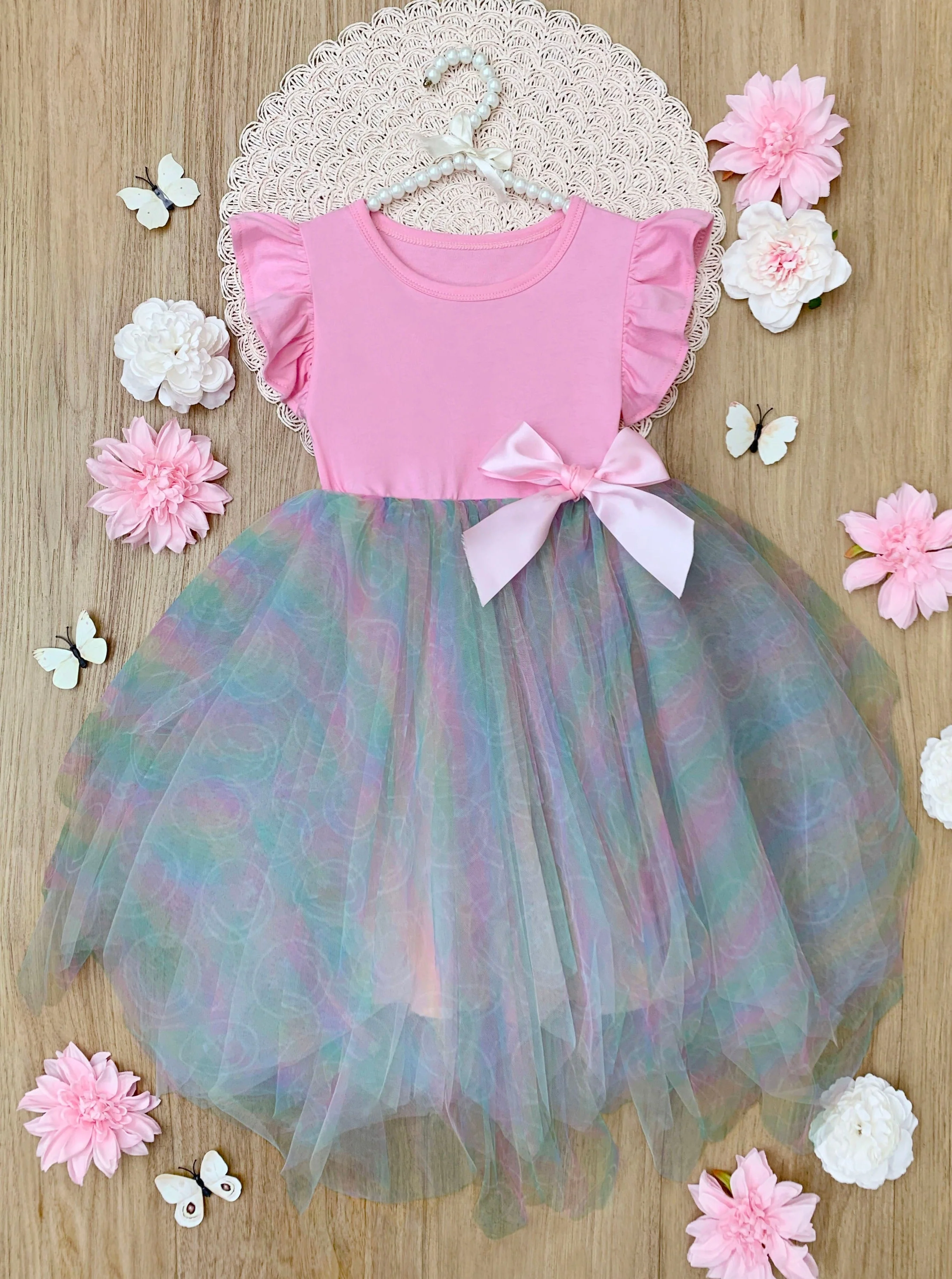 SmileyWorld  Rainbow Smiley Tutu Dress - Image 4