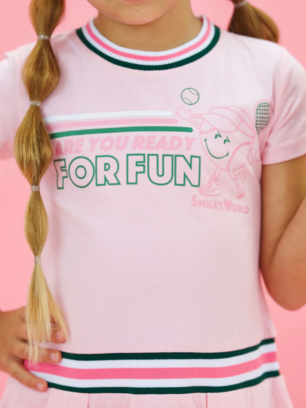 SmileyWorld Varsity Spirit Dress and Biker Short Set - Image 3