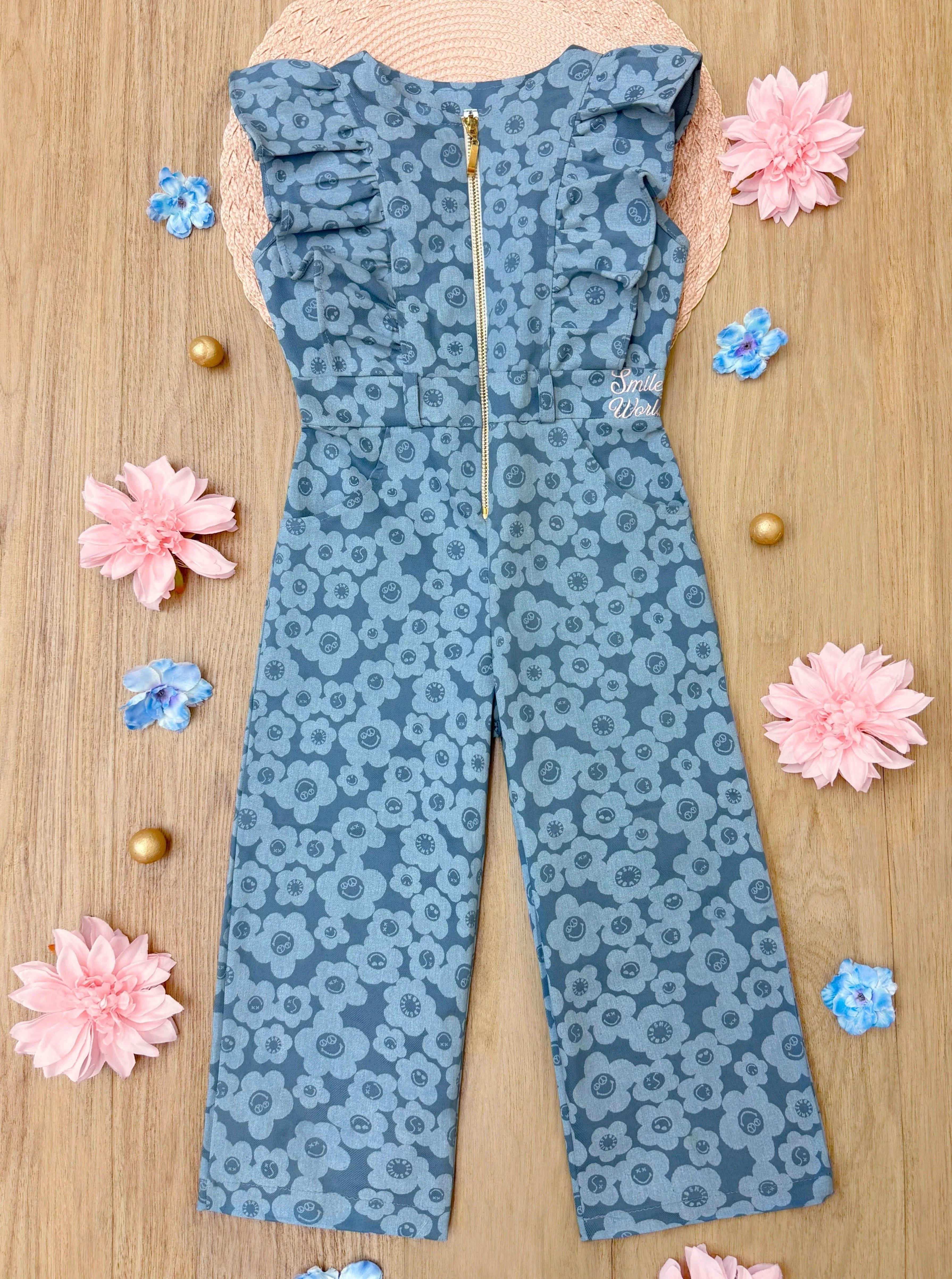SmileyWorld Radiant Rebel Denim Jumpsuit - Image 3