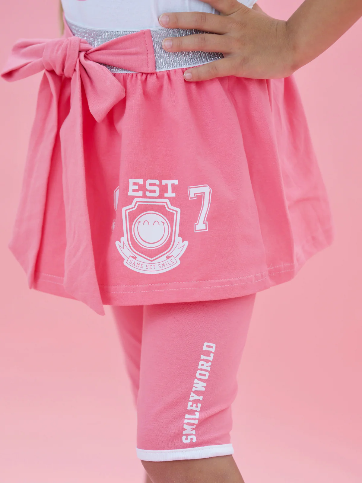 SmileyWorld Sweet & Sporty Bow Skirt Set - Image 3