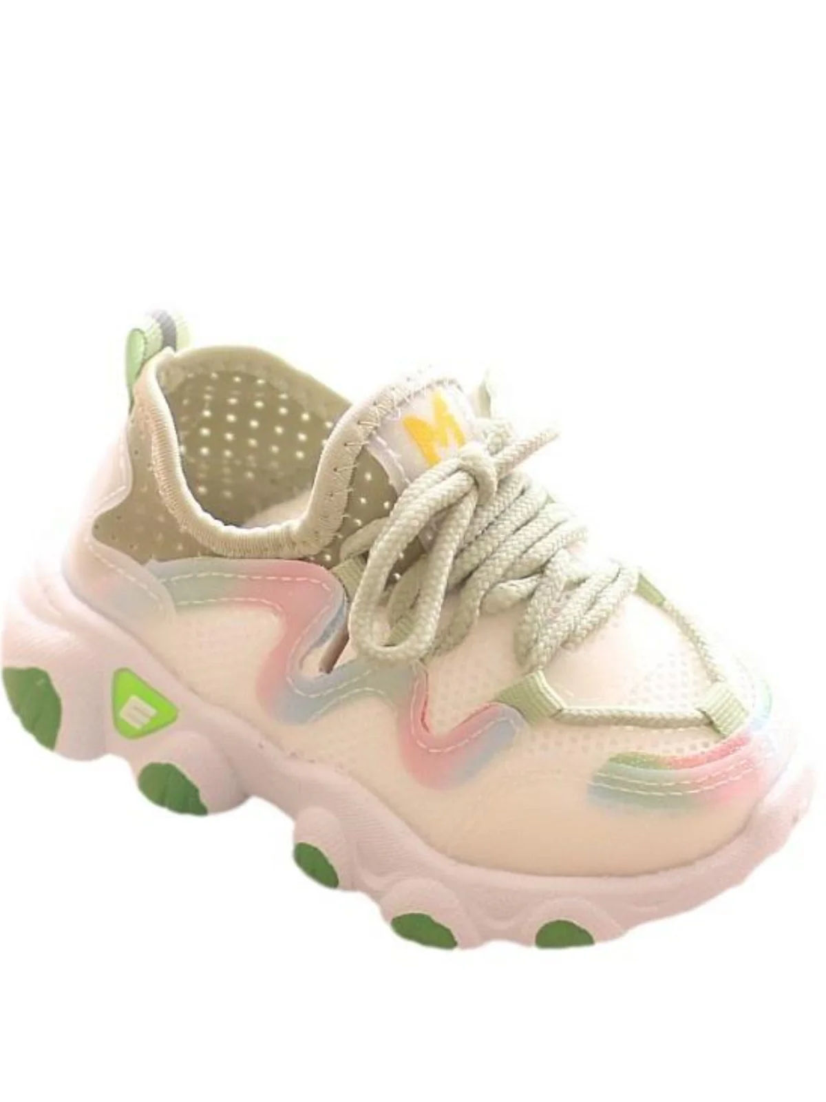 Girls Trendy Wavy Sole Sneakers by Liv and Mia - Image 4