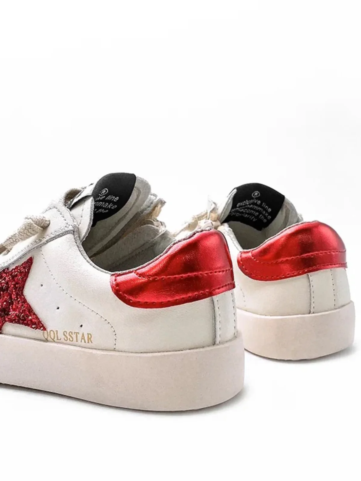Twinkle Toes Red Star Sneakers By Liv and Mia - Image 3