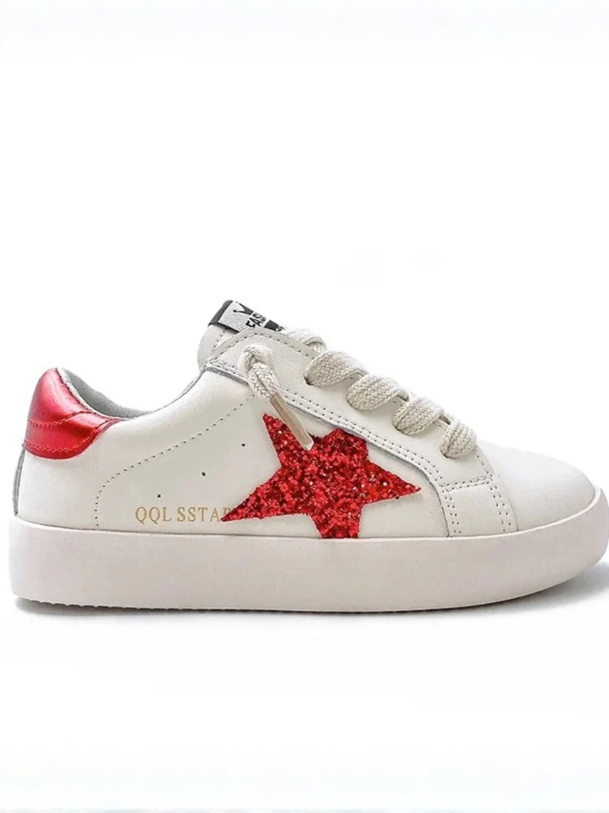 Twinkle Toes Red Star Sneakers By Liv and Mia - Image 4