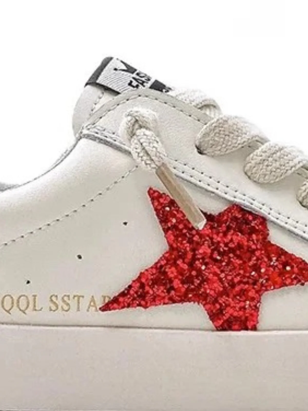 Twinkle Toes Red Star Sneakers By Liv and Mia - Image 5