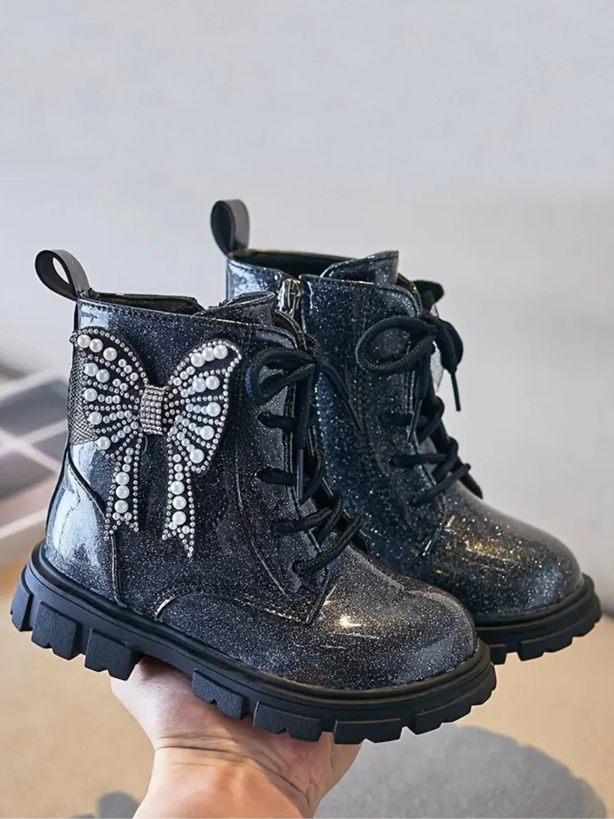 Bows and Sparkles Boots By Liv and Mia - Image 3