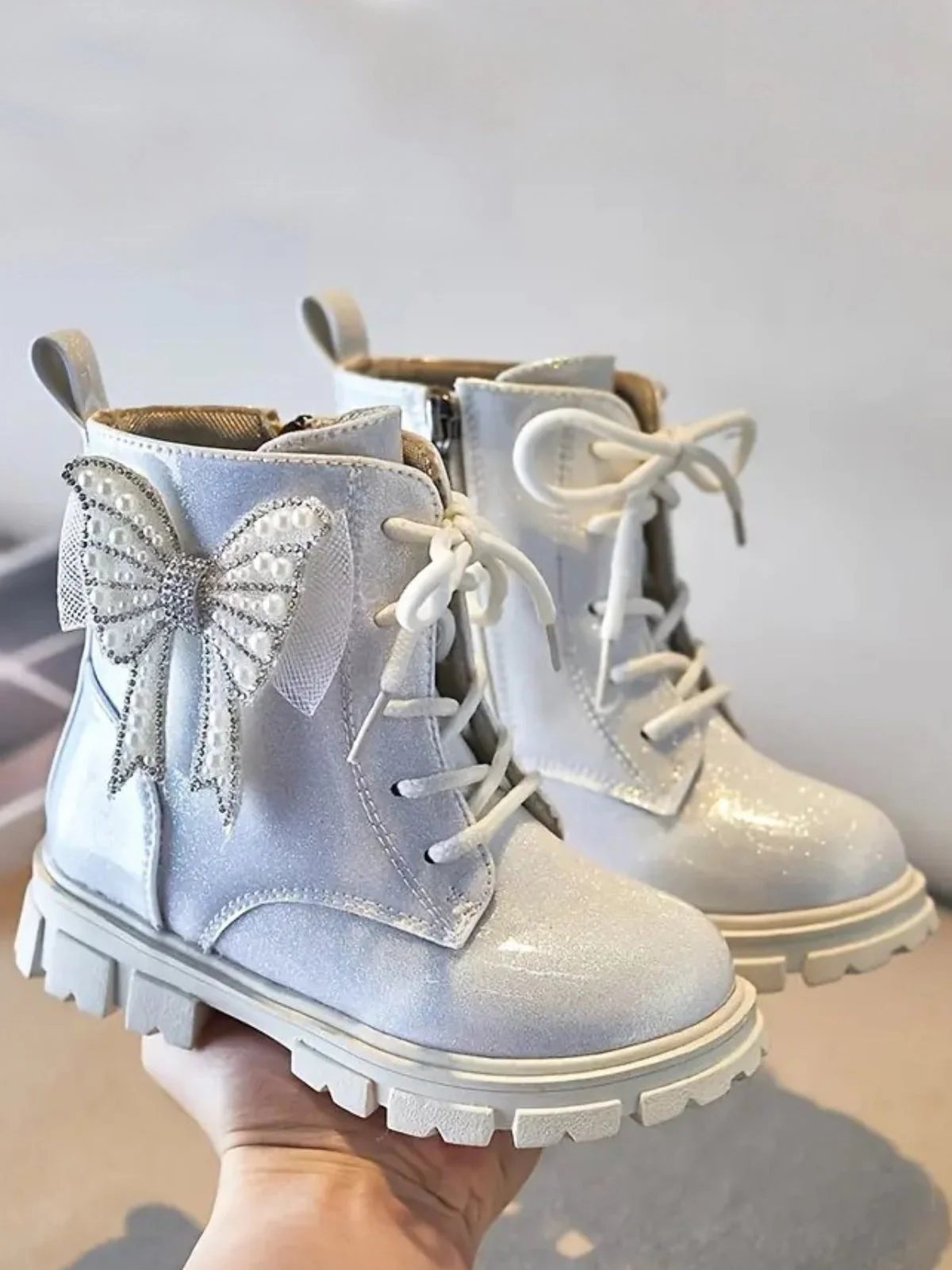 Bows and Sparkles Boots By Liv and Mia - Image 4