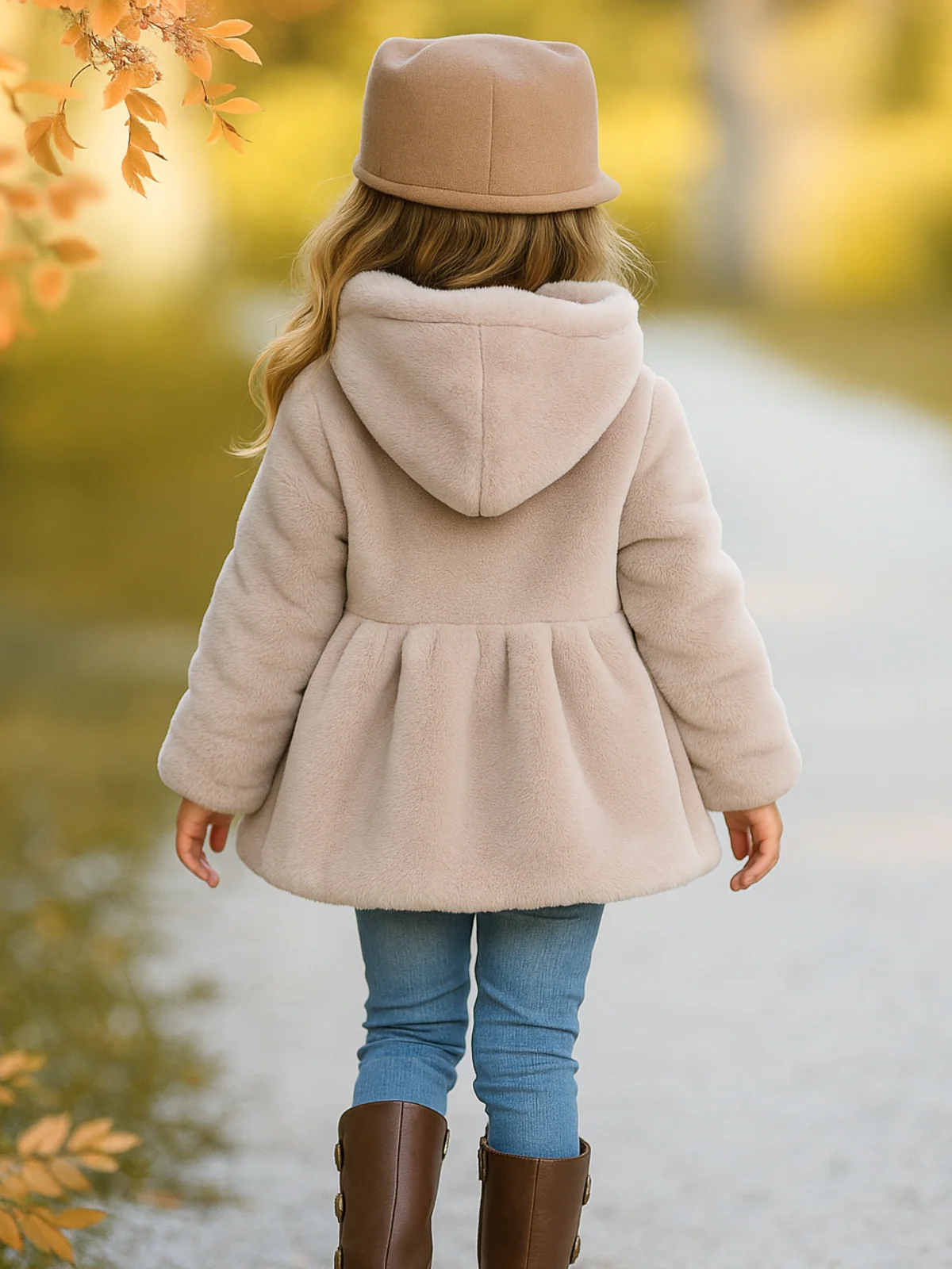 Snuggle Hooded Faux Fur Winter Coat - Image 2