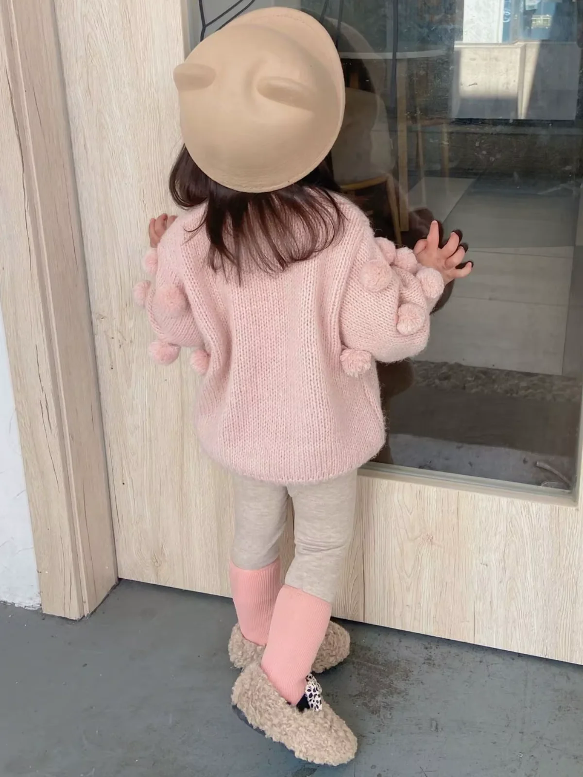 Snuggle In Style Oversized Knit Sweater - Image 5