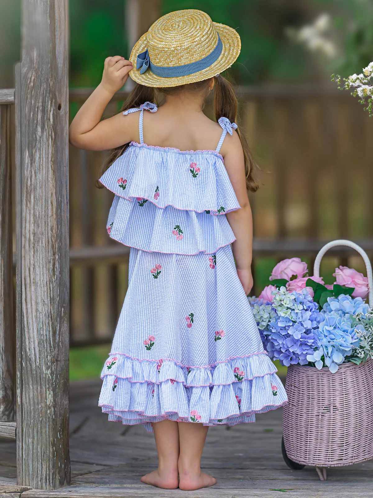 Southern Belle Ruffle Maxi Skirt Set - Image 3