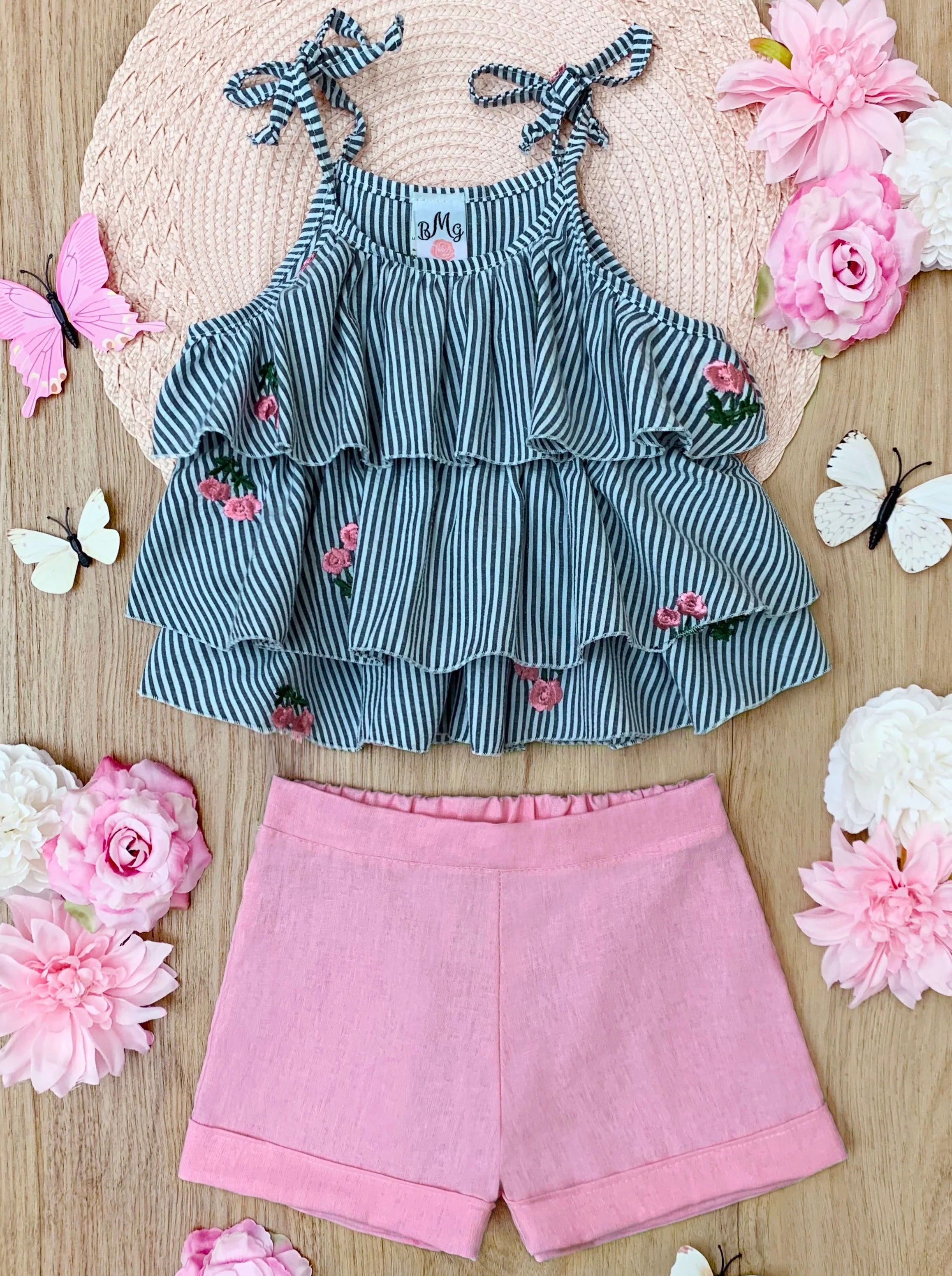Southern Princess Ruffled Top and Short Set - Image 2