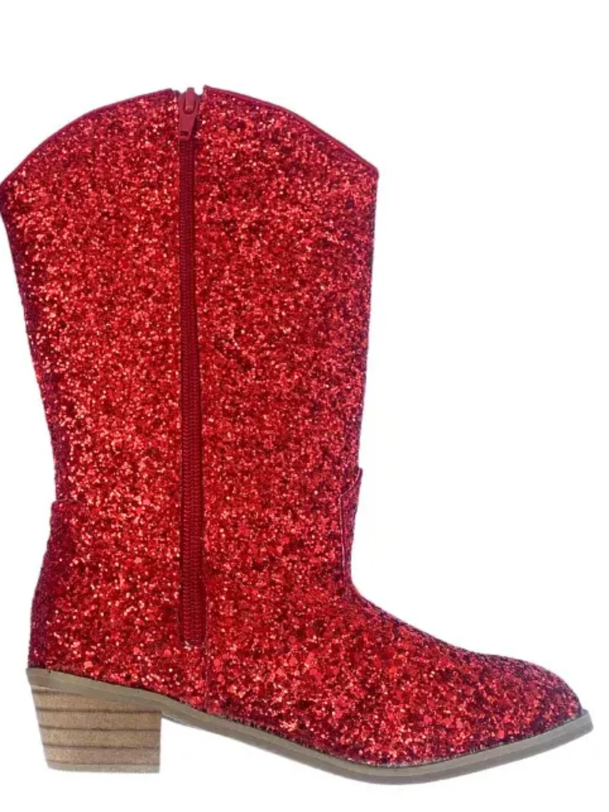 Sparkle and Shine Red Cowboy Boots by Liv and Mia - Image 5
