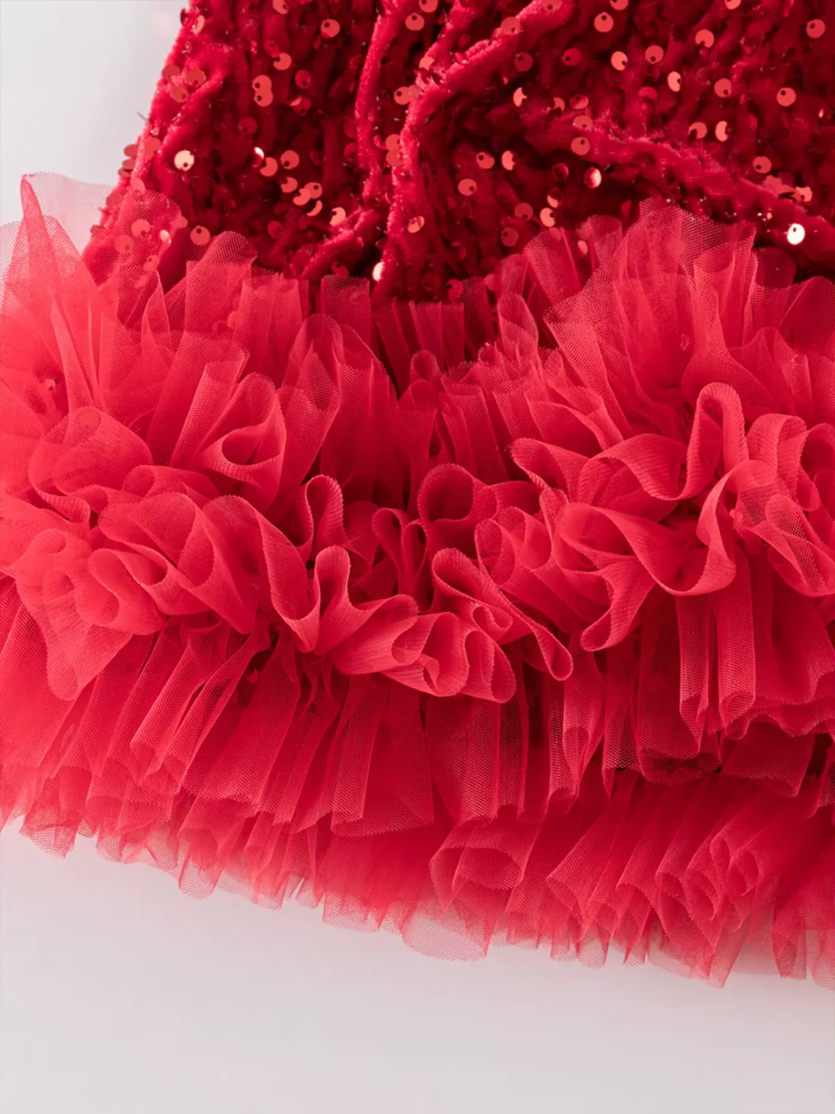 Sparkle Charm Sequin Tulle Dress - Image 10