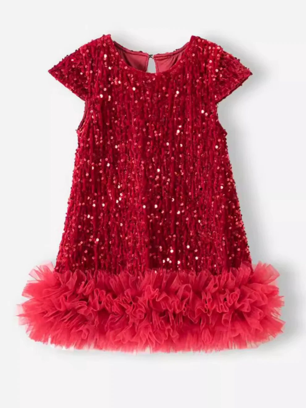 Sparkle Charm Sequin Tulle Dress - Image 12