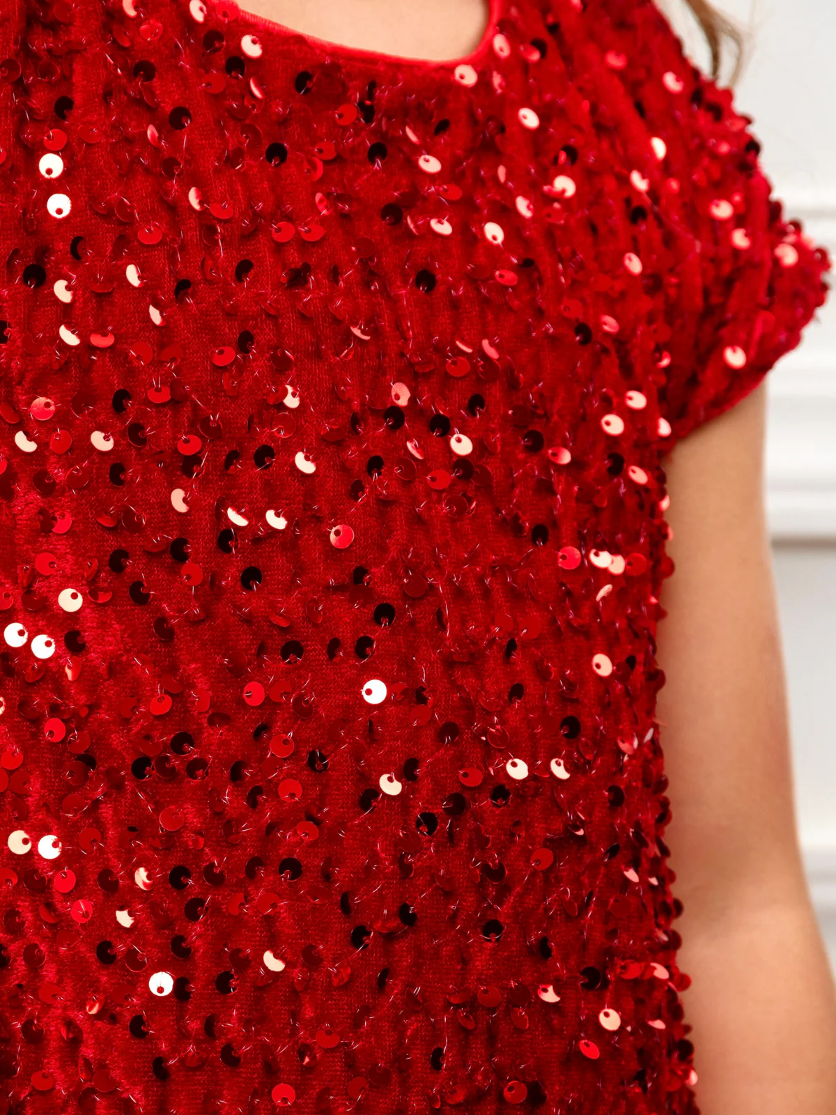 Sparkle Charm Sequin Tulle Dress - Image 4