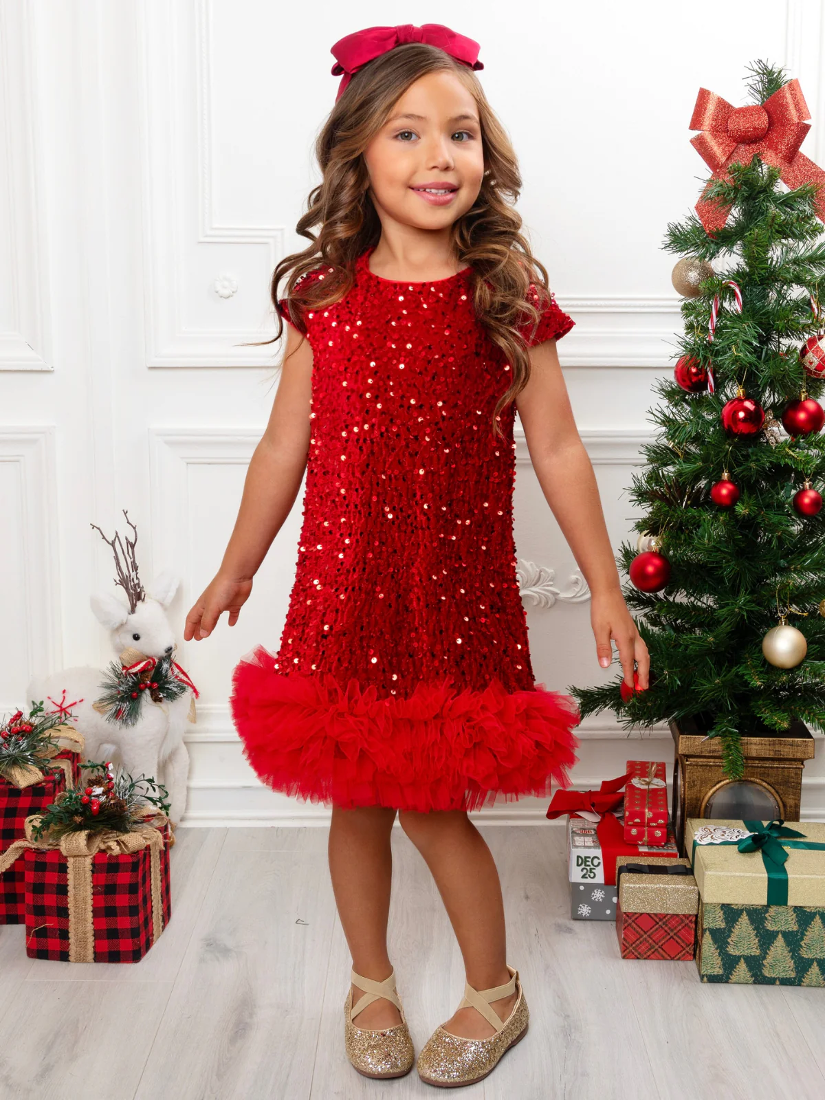 Sparkle Charm Sequin Tulle Dress - Image 6