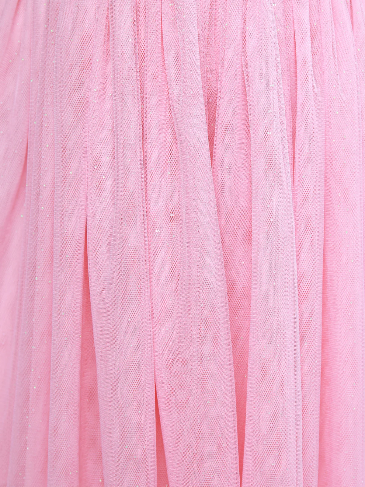 Sparkle Denim Bow Tulle Dress - Image 6