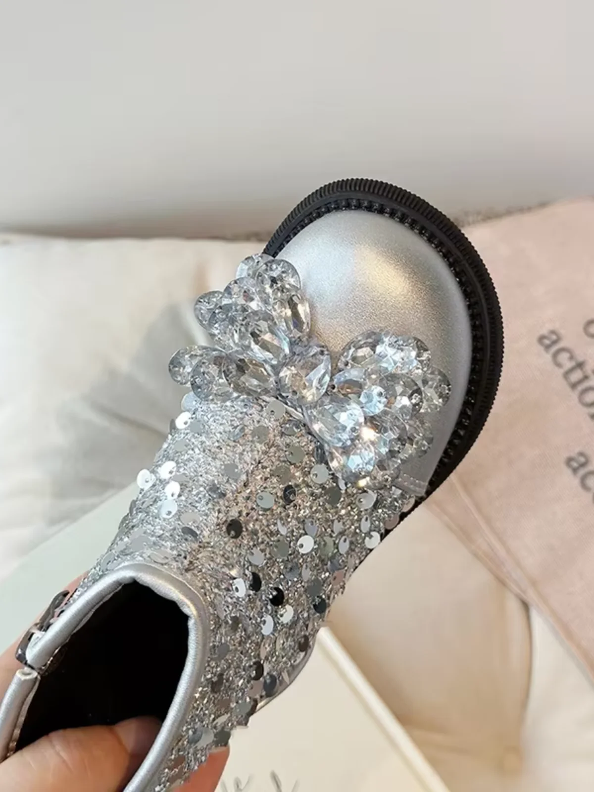 Sparkle Luxe Sparkle Bow Boots - Image 7