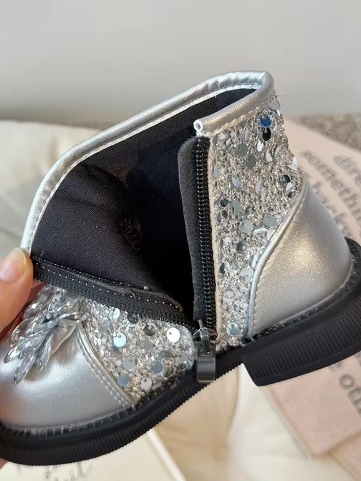 Sparkle Luxe Sparkle Bow Boots - Image 9