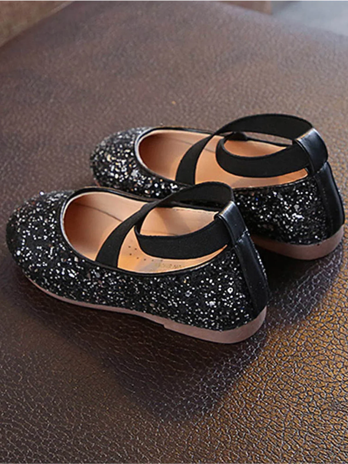 Sparkly Glitter Ballet Flats By Liv and Mia - Image 5