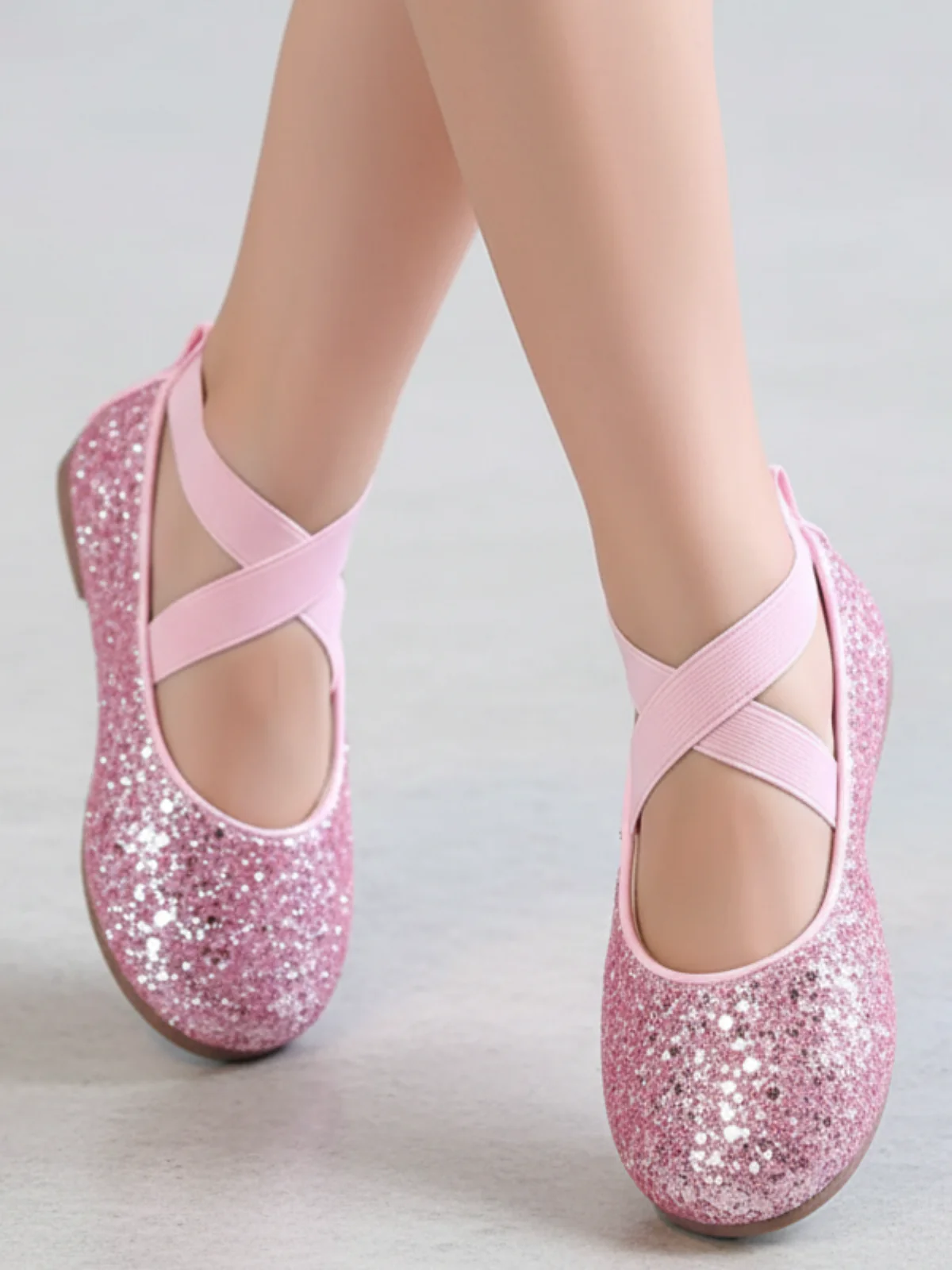 Sparkly Glitter Ballet Flats By Liv and Mia - Image 8