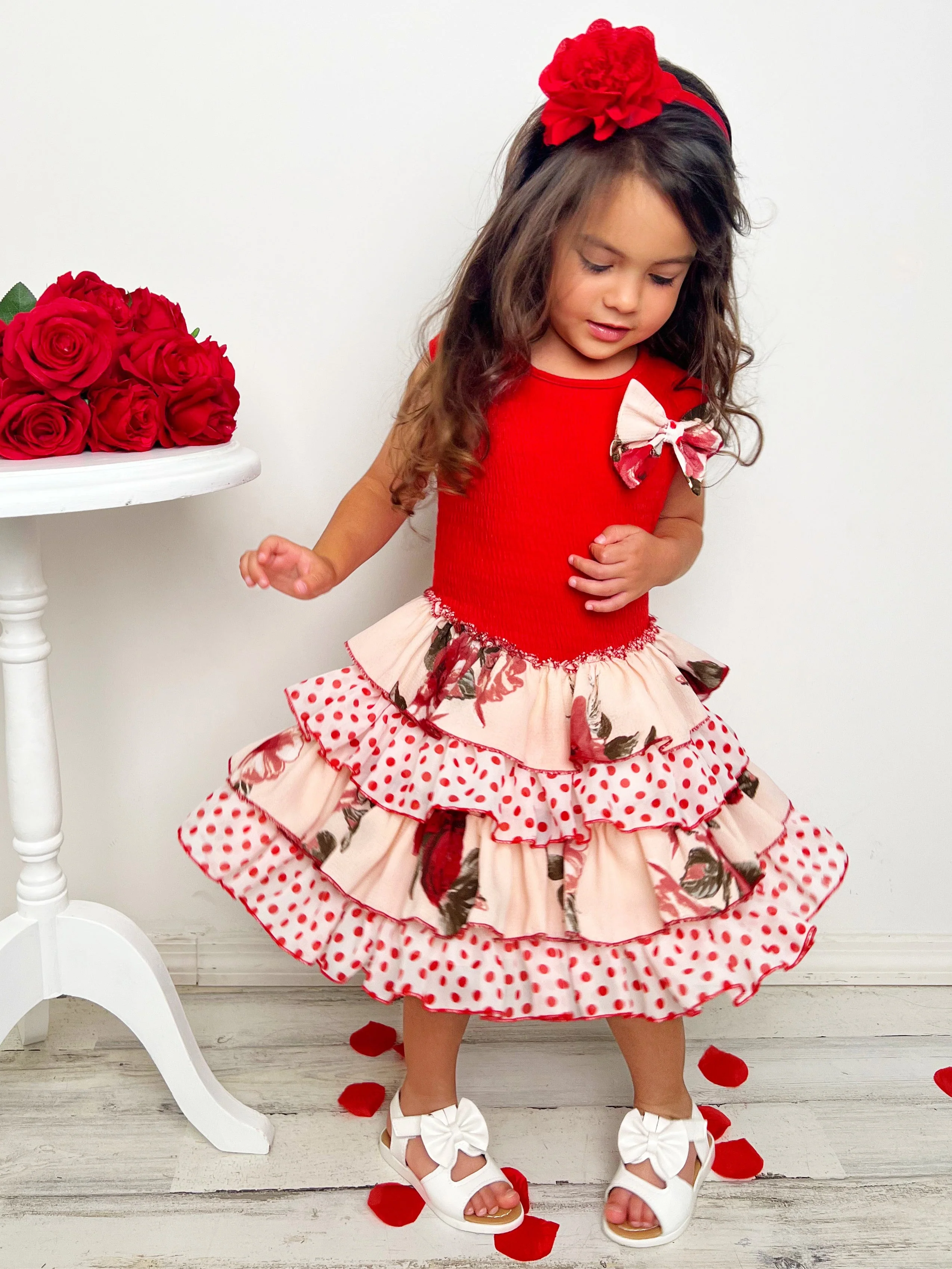 Spottie Dottie Tank Tiered Ruffle Dress - Image 2