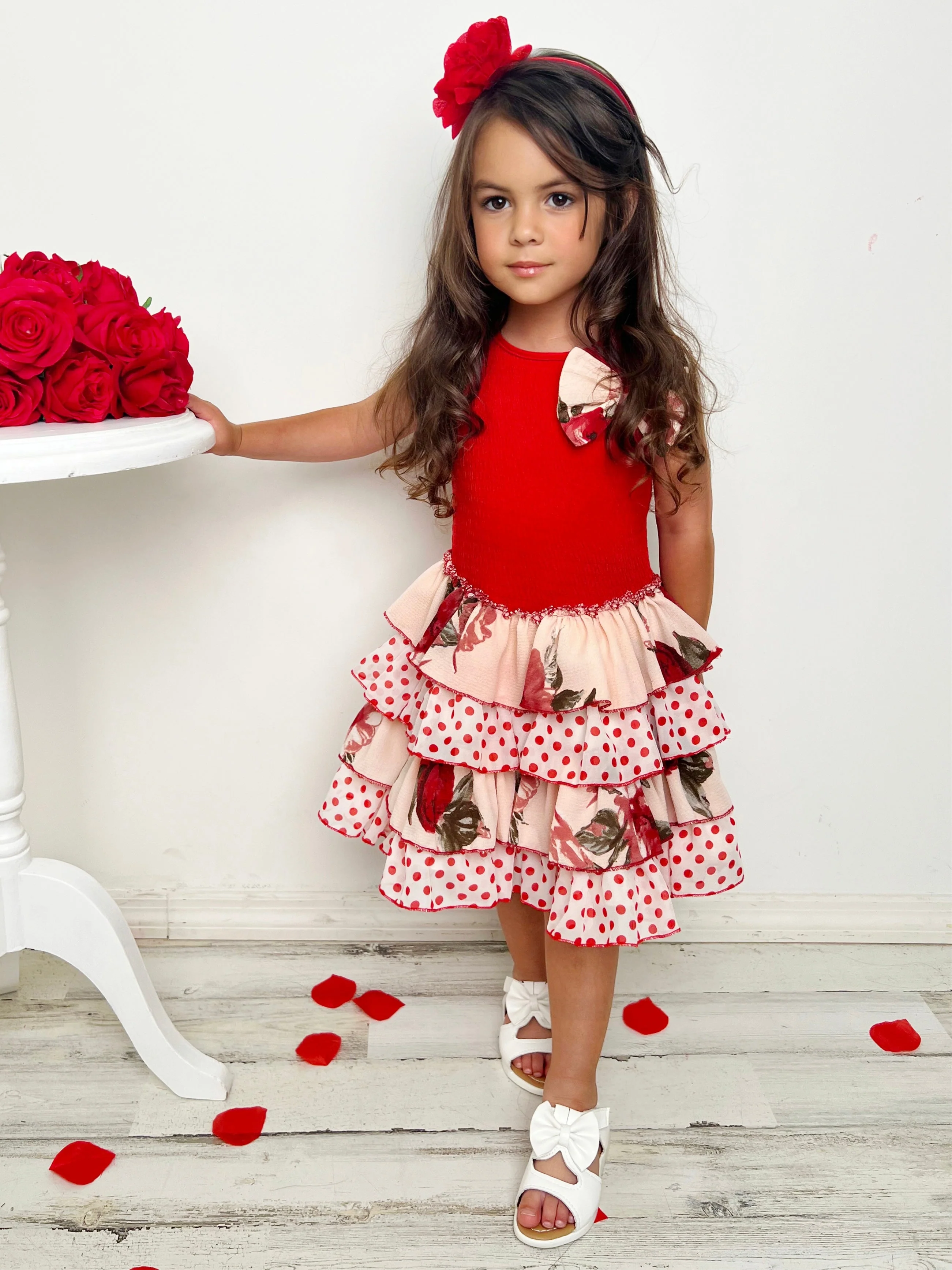 Spottie Dottie Tank Tiered Ruffle Dress - Image 5