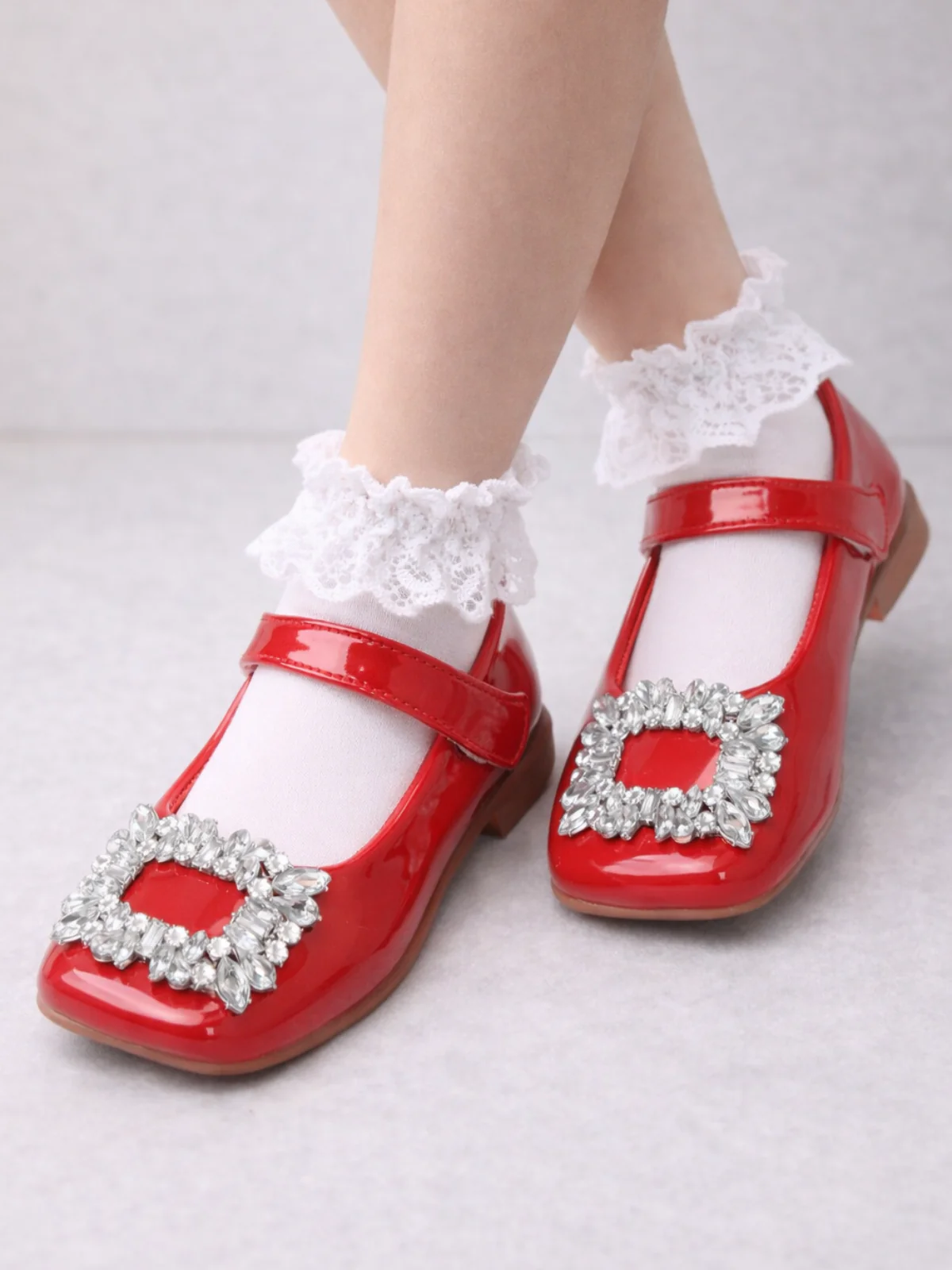 Chic Square Toe Mary Jane Shoes By Liv and Mia - Image 3