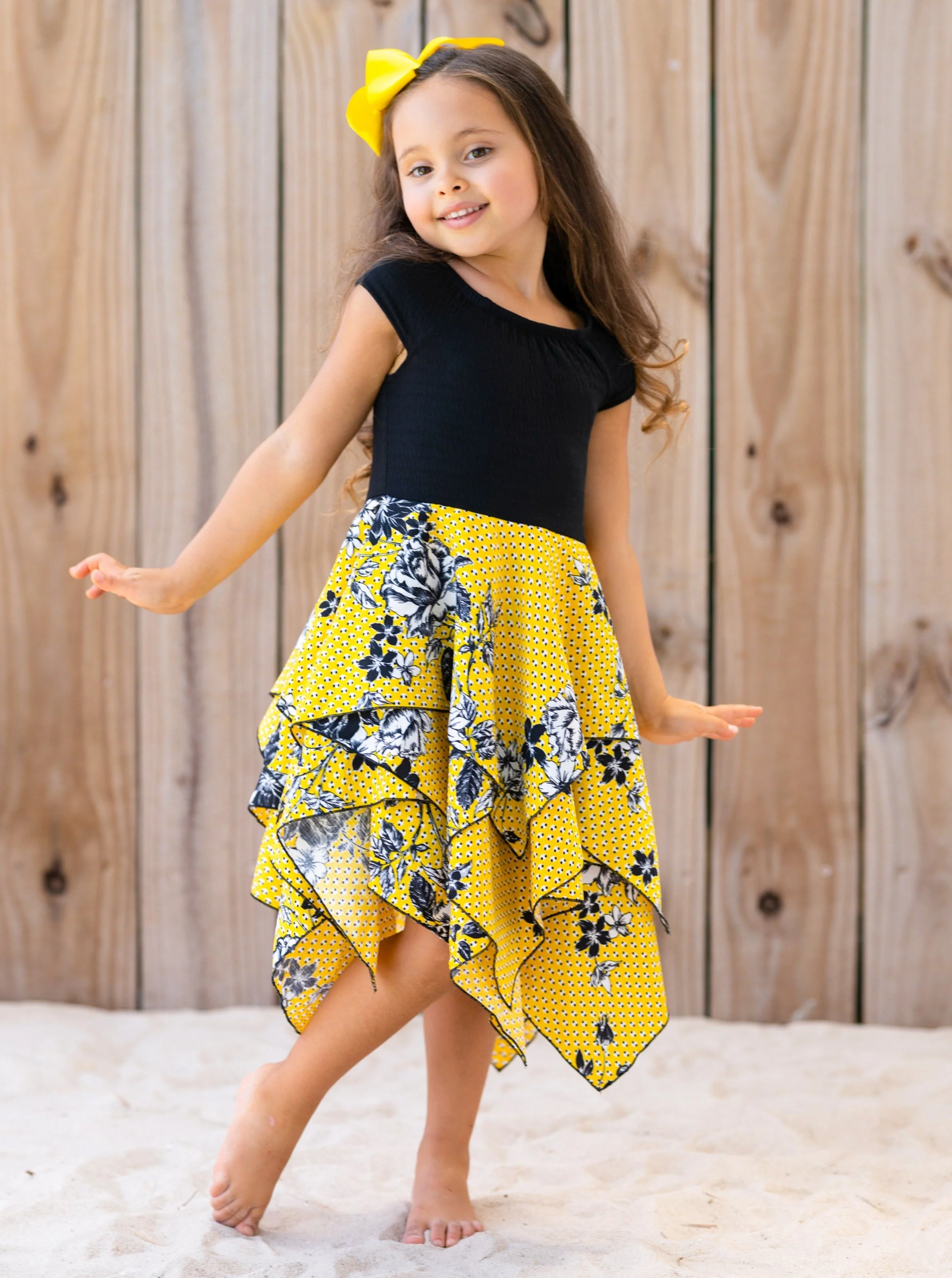 Spring Has Sprung Smocked Handkerchief Dress - Image 2