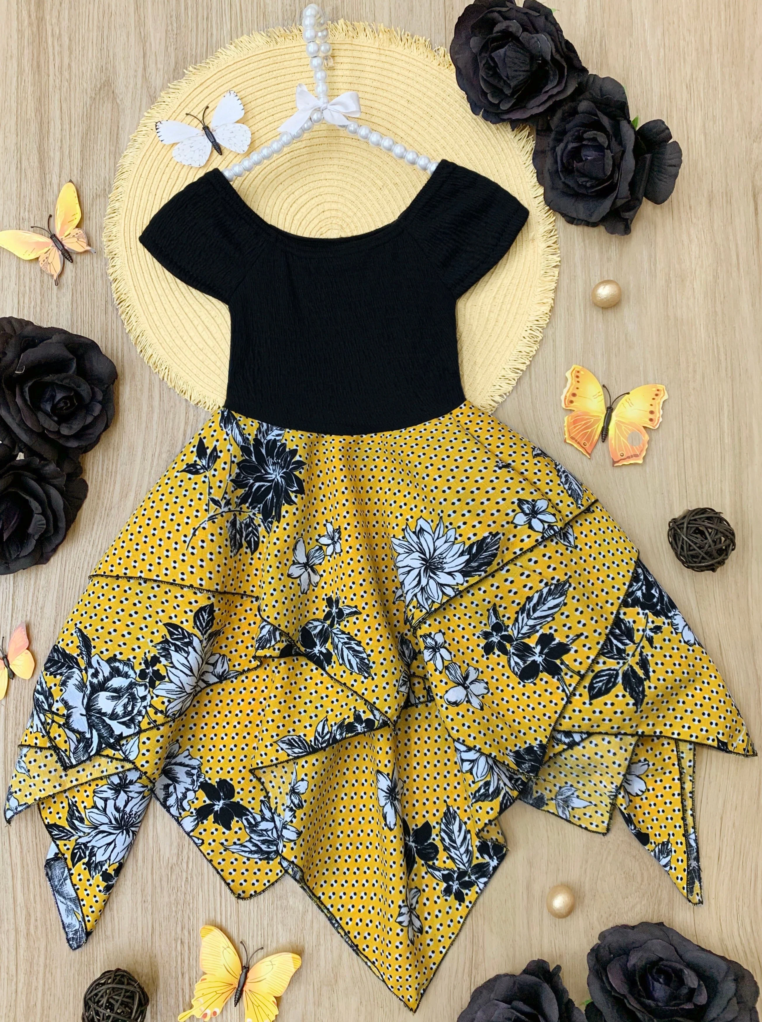 Spring Has Sprung Smocked Handkerchief Dress - Image 6