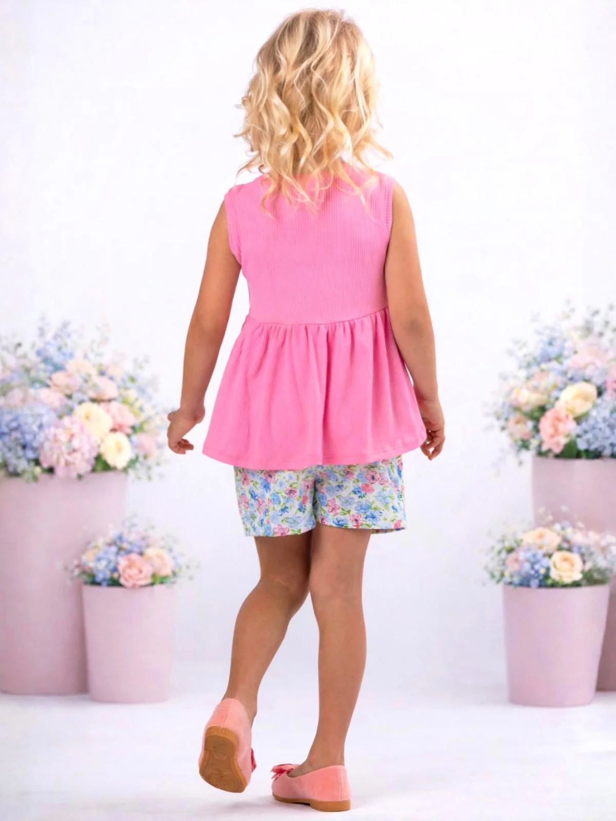 Bloom Breeze Floral Top & Short Set - Image 4