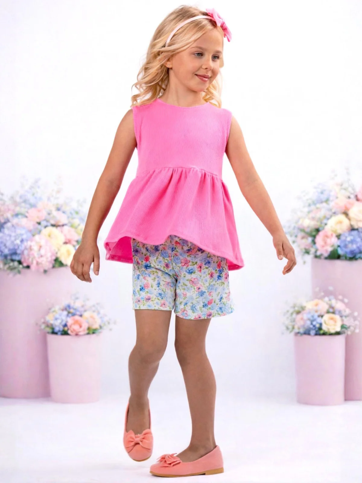Bloom Breeze Floral Top & Short Set - Image 5