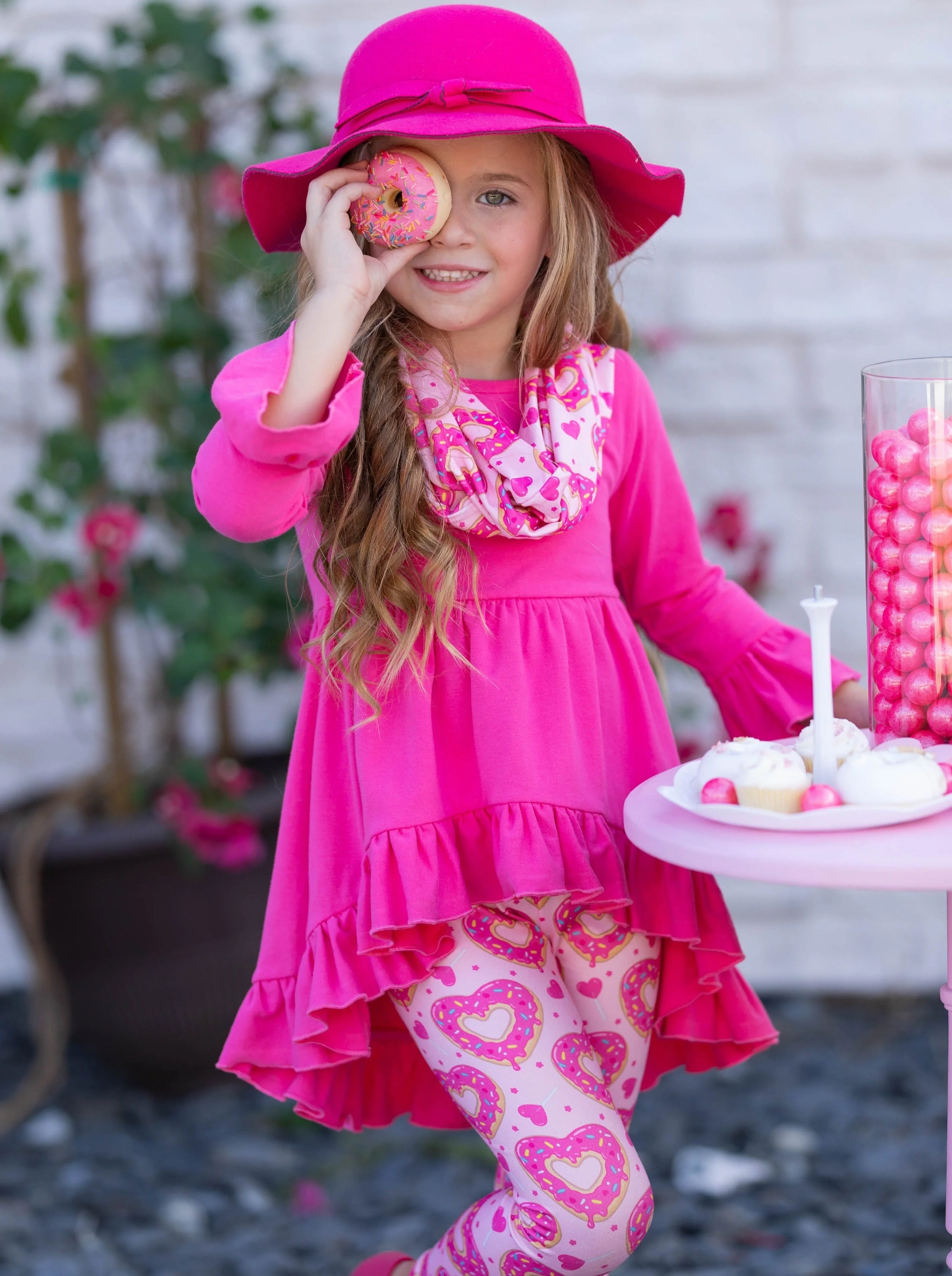 Sprinkle Love Everywhere Tunic, Scarf, and Legging Set - Image 3