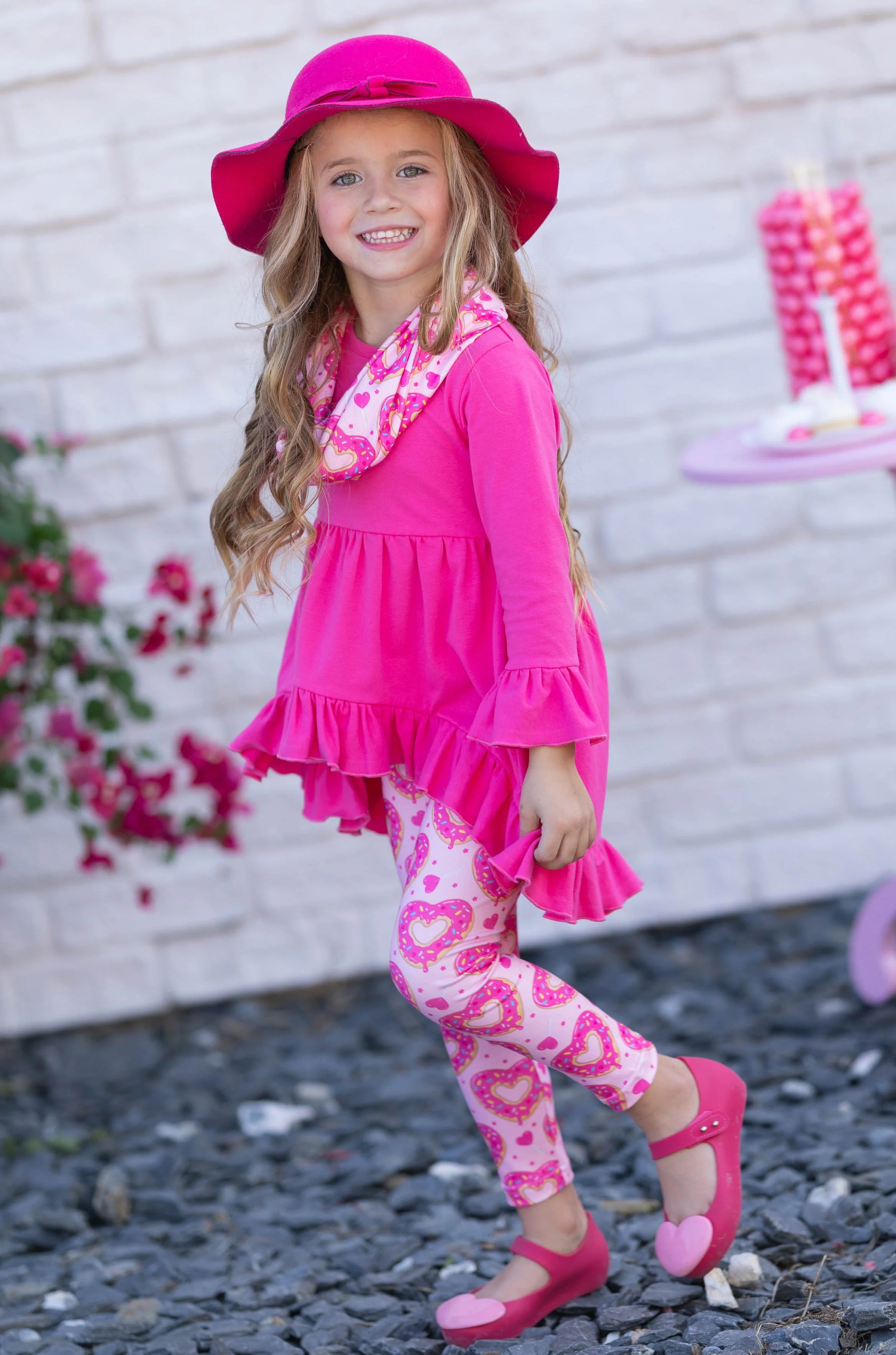 Sprinkle Love Everywhere Tunic, Scarf, and Legging Set - Image 4