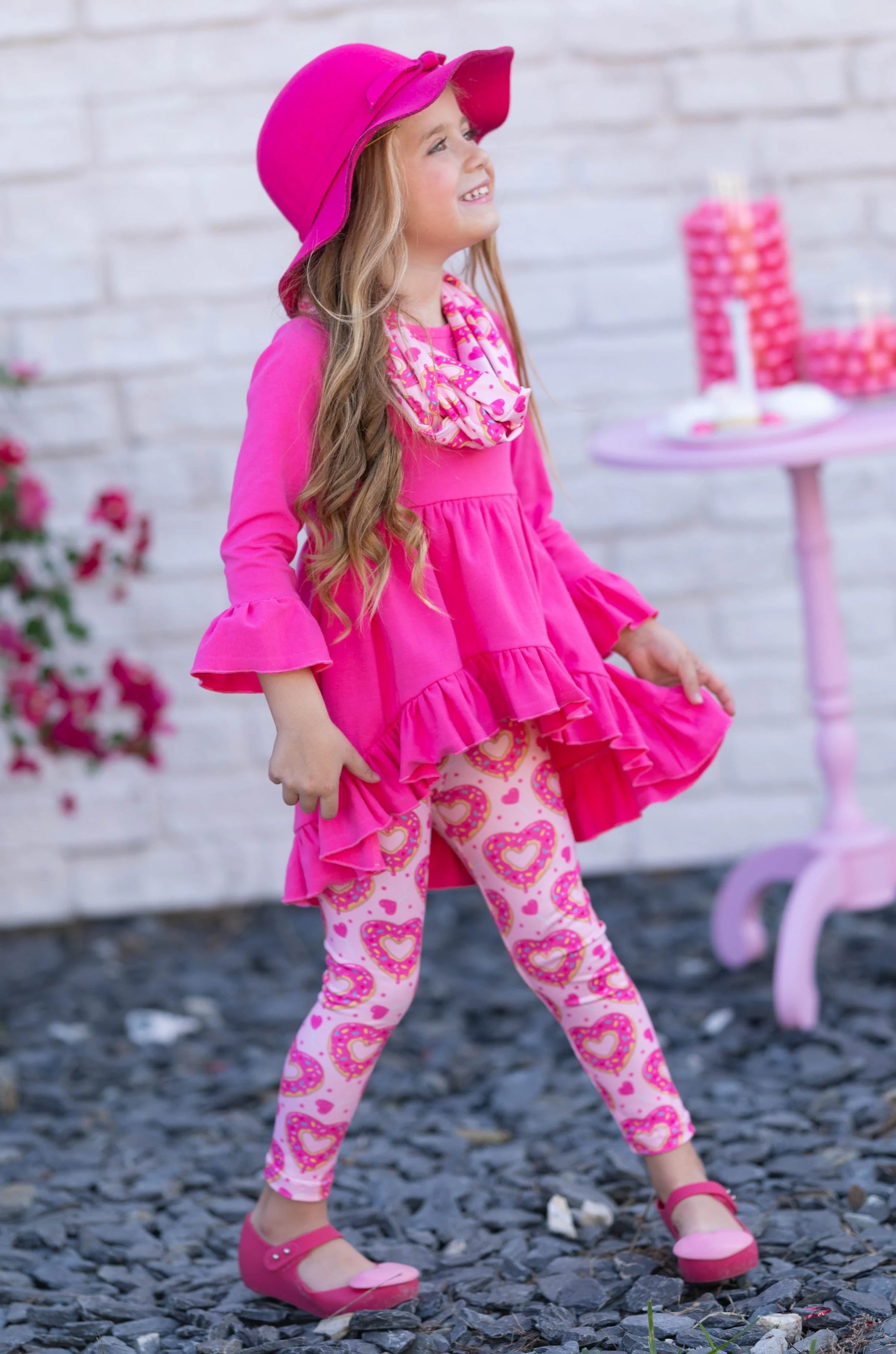 Sprinkle Love Everywhere Tunic, Scarf, and Legging Set - Image 5
