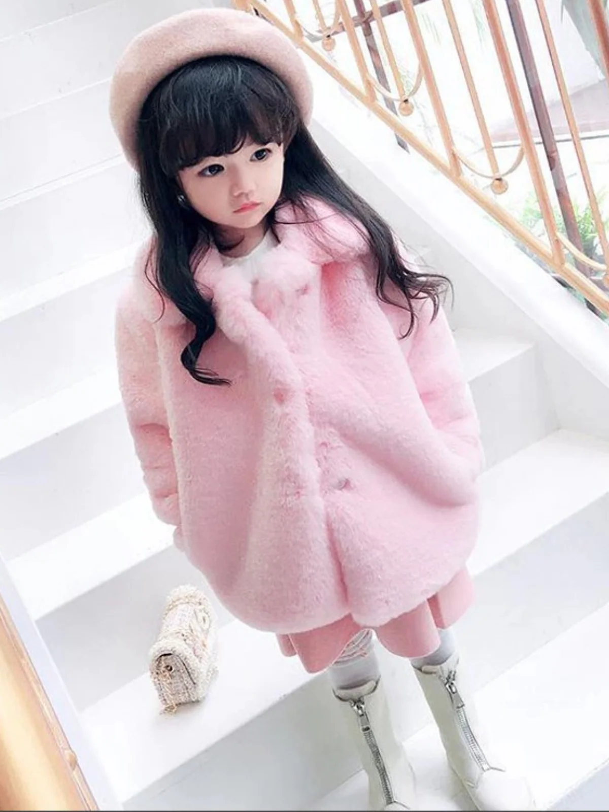 Sprinkle Magic Faux Fur Unicorn Winter Coat - Image 12