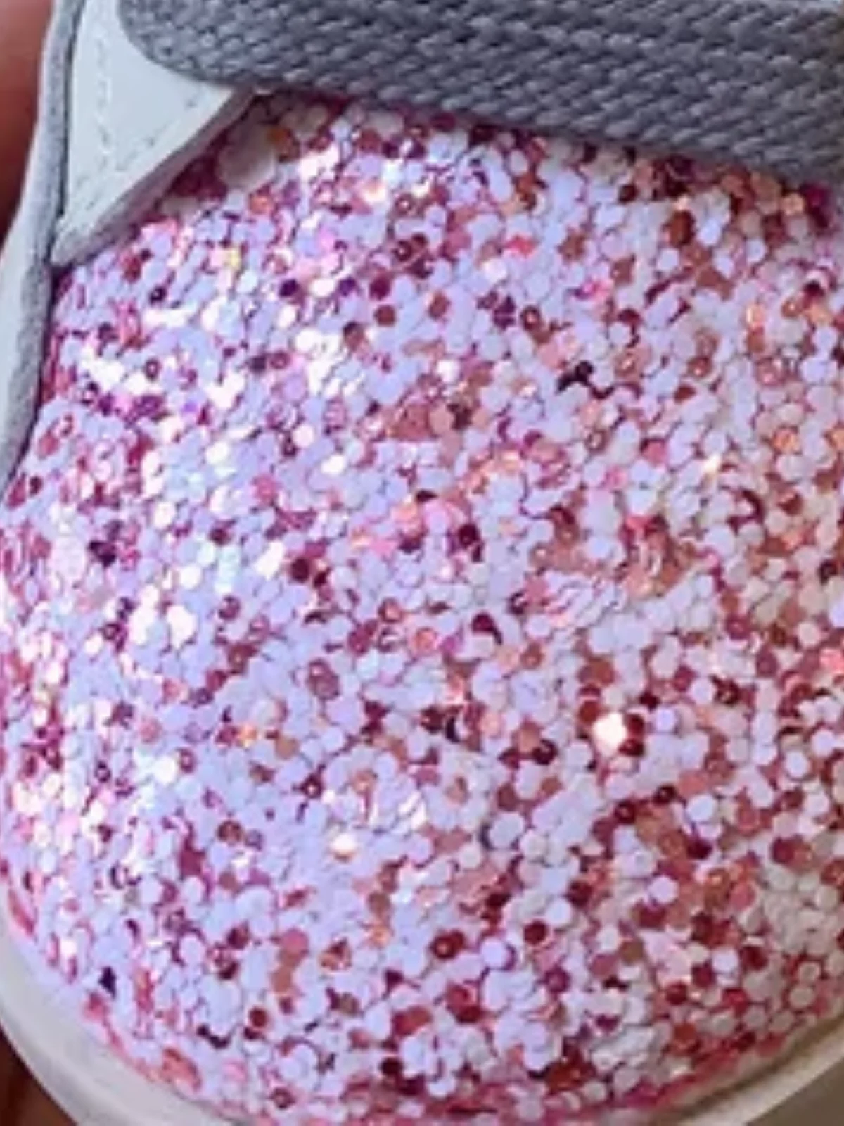 Dazzling Steps Pink Glitter Sneakers by Liv and Mia - Image 4