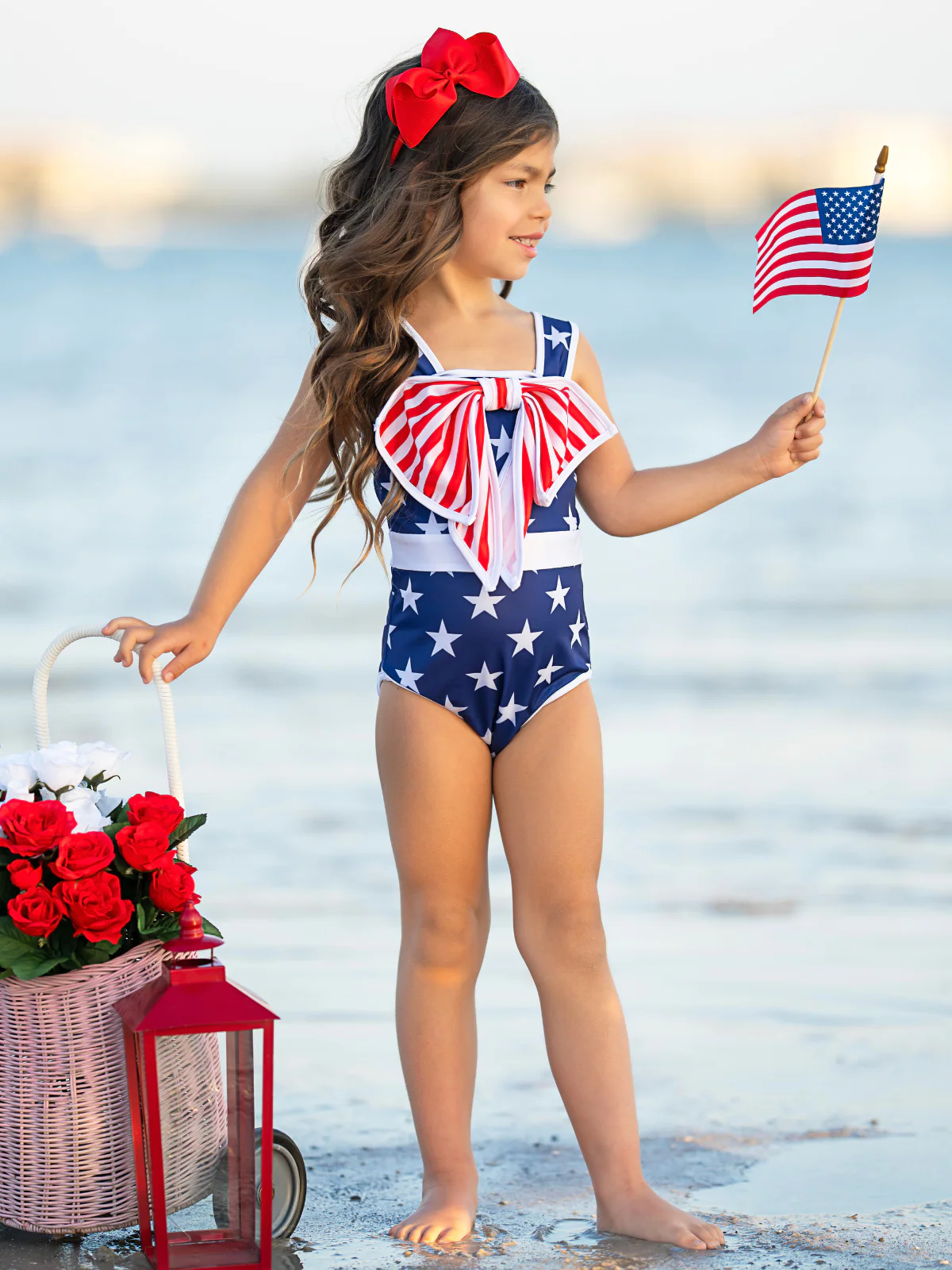 Star-Spangled Bowtastic One Piece Swimsuit - Image 2