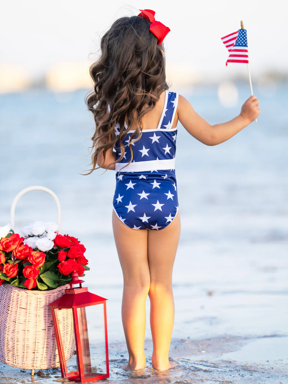Star-Spangled Bowtastic One Piece Swimsuit - Image 3