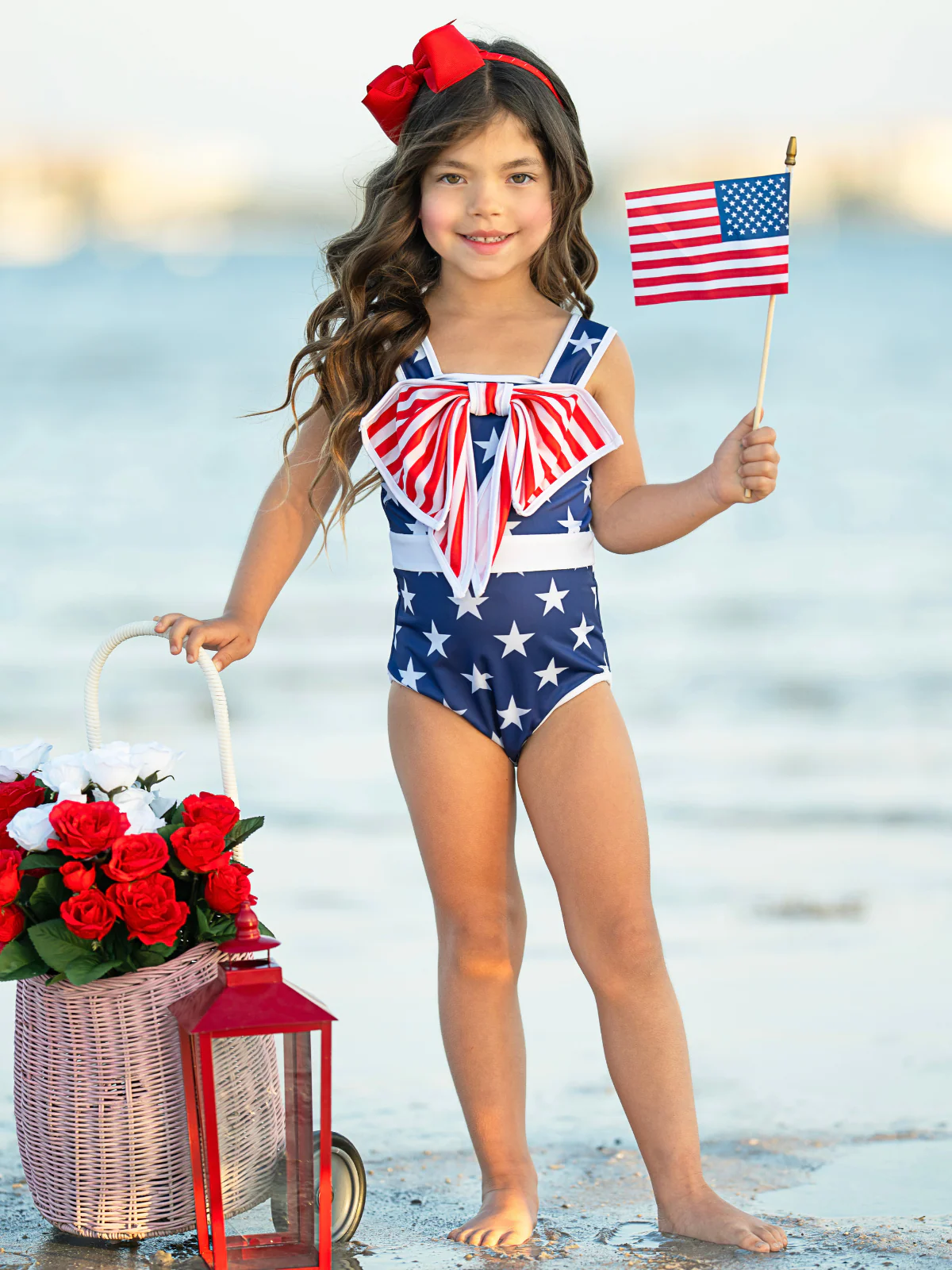 Star-Spangled Bowtastic One Piece Swimsuit - Image 6
