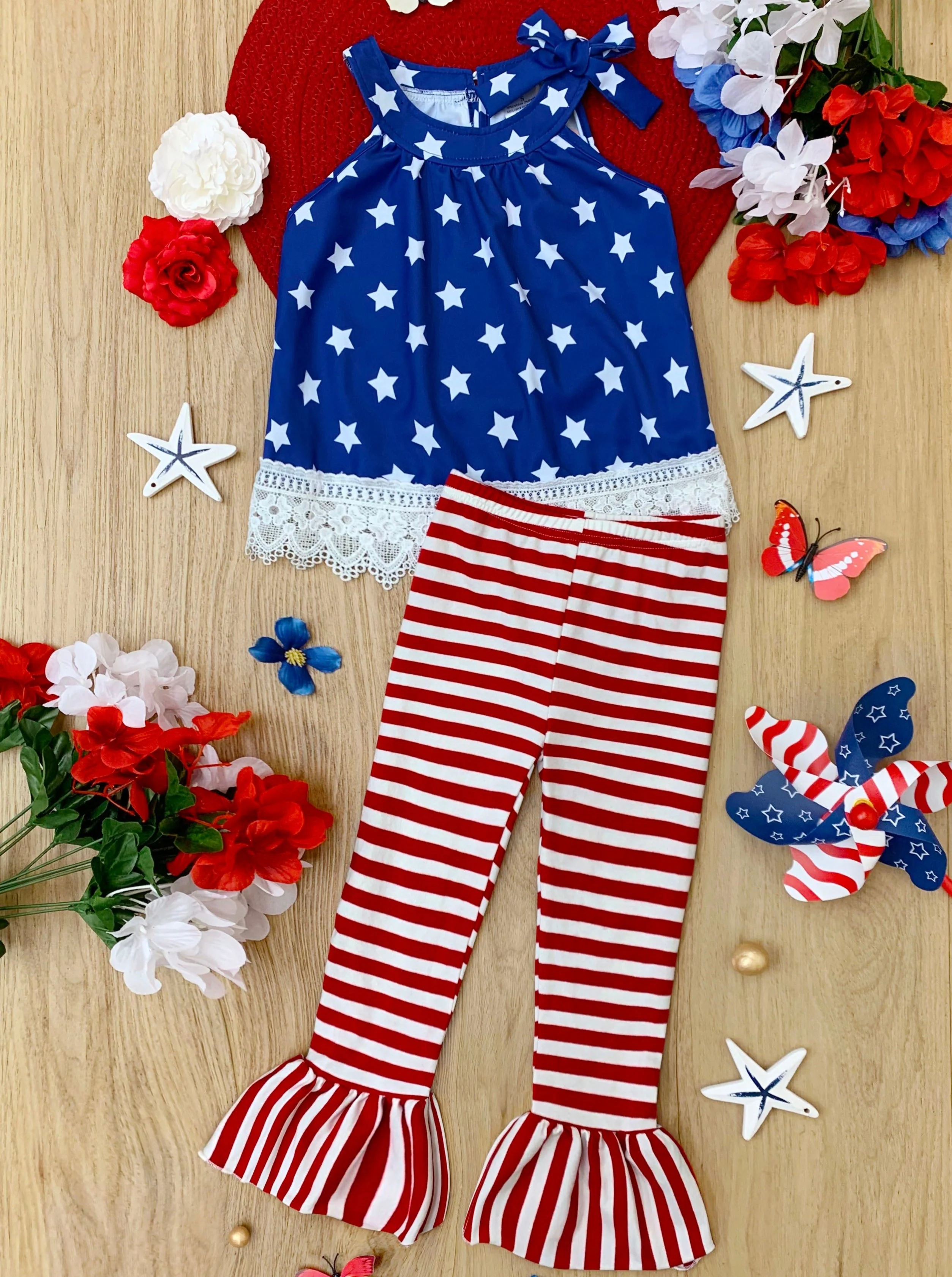 Star Spangled Sweetheart Bell Bottom Set - Image 3