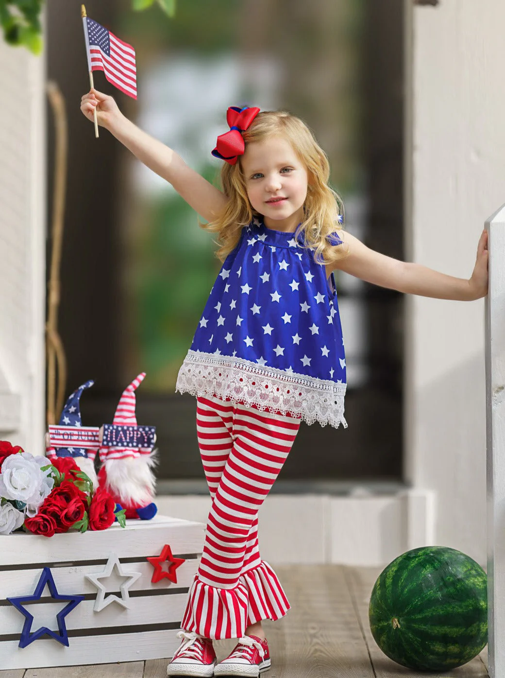 Star Spangled Sweetheart Bell Bottom Set - Image 5